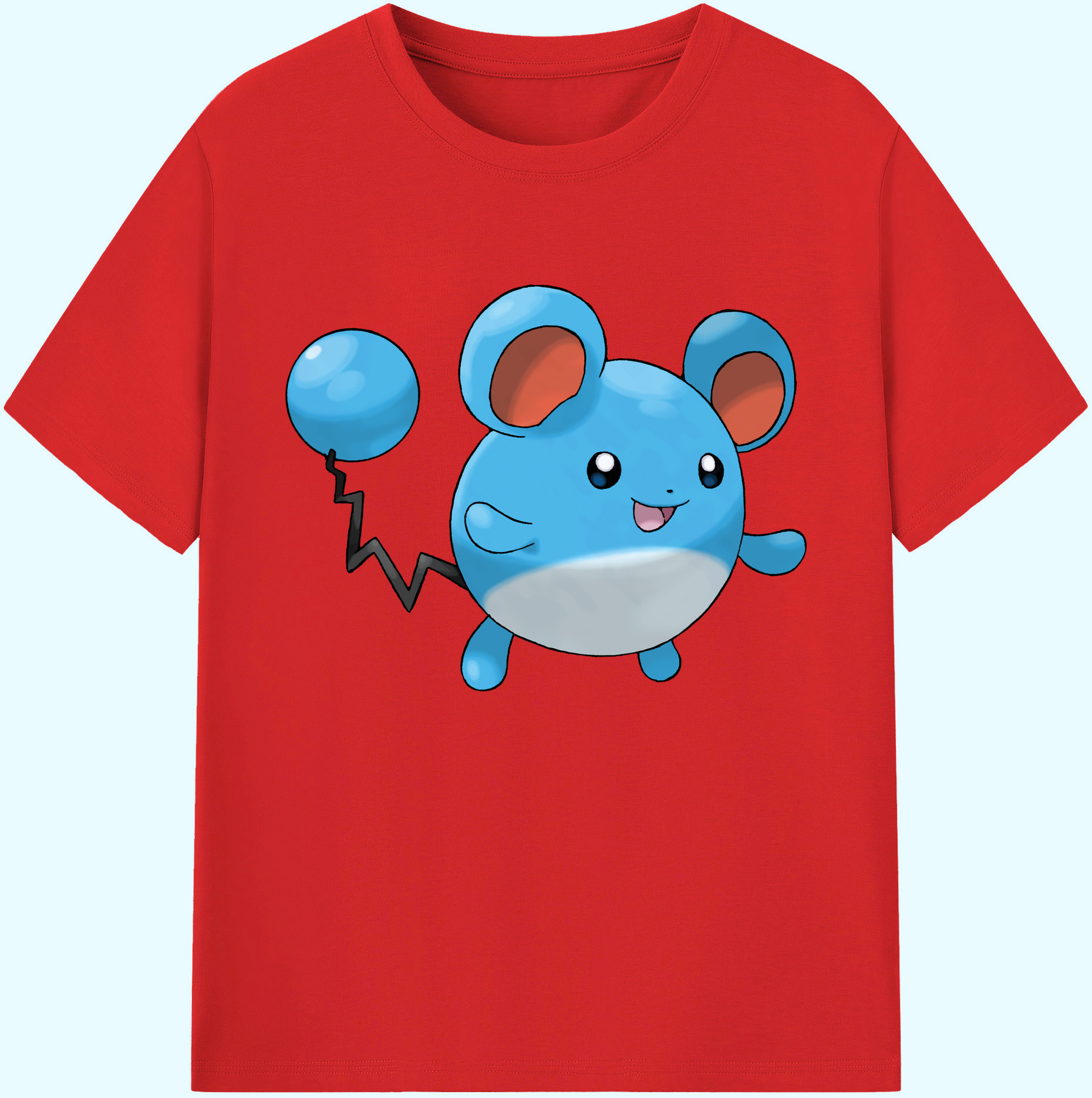 （画像用） ポケットモンスター Pokémon 綿100％ メンズ半袖Tシャツ｜肌触りやわらか＆通気性