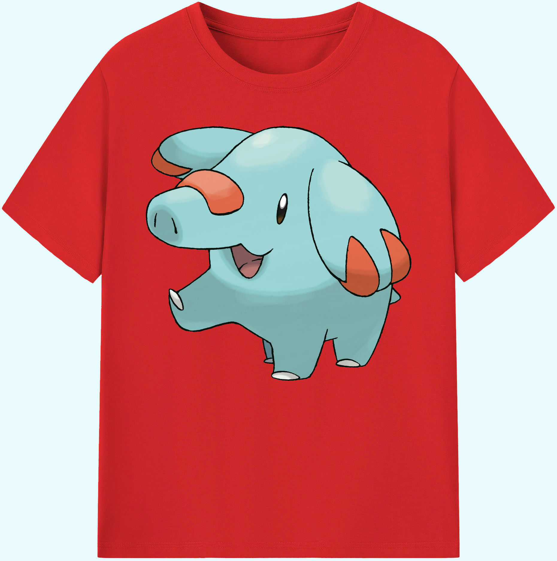 （画像用） ポケットモンスター Pokémon 綿100％ メンズ半袖Tシャツ｜肌触りやわらか＆通気性