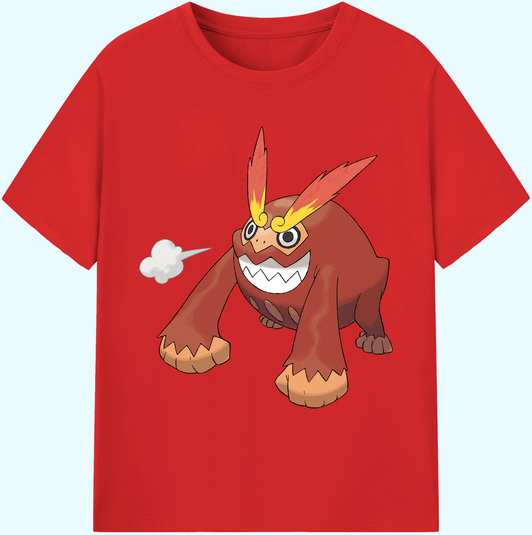 （画像用） ポケットモンスター Pokémon 綿100％ メンズ半袖Tシャツ｜肌触りやわらか＆通気性