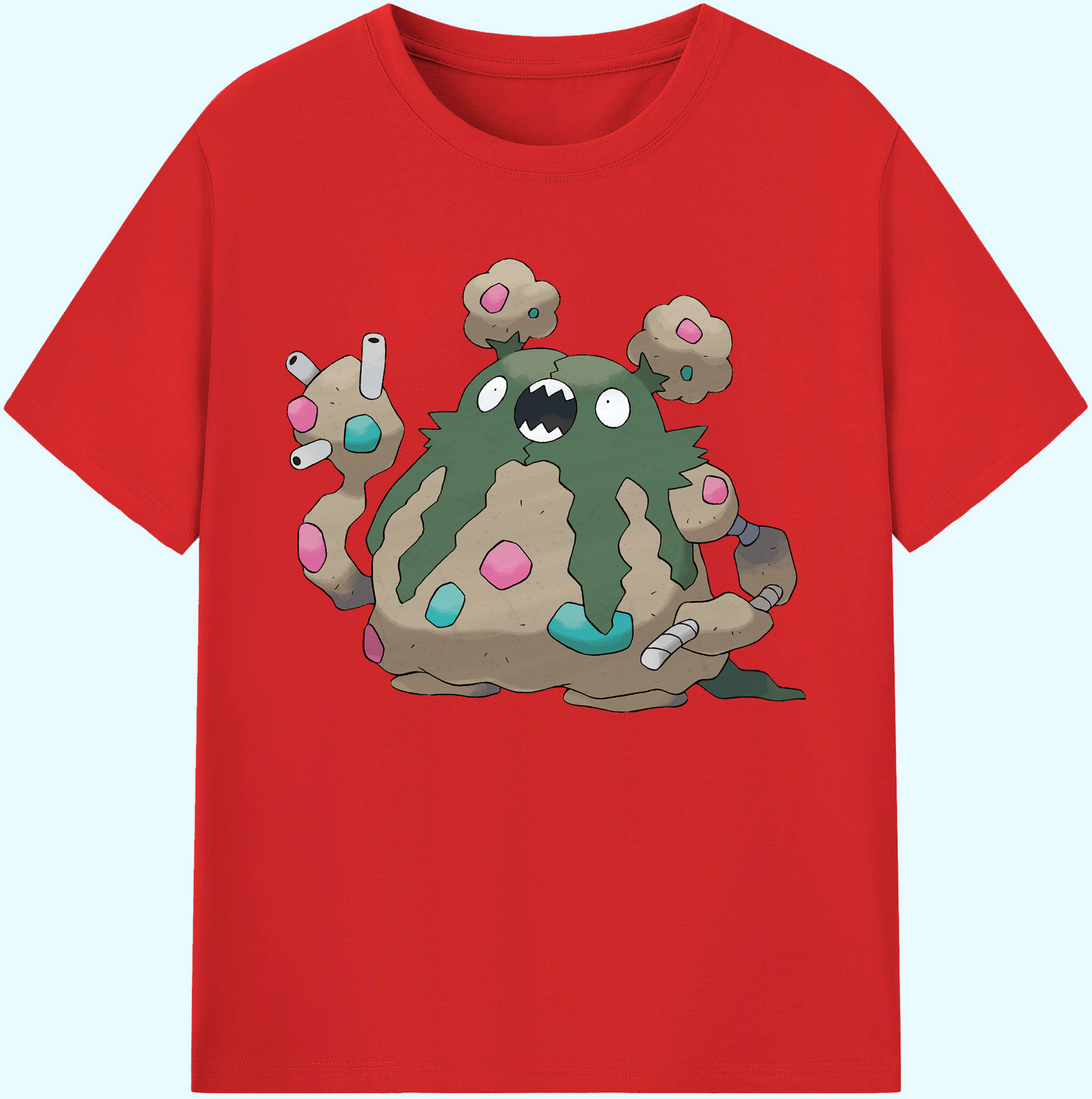 （画像用） ポケットモンスター Pokémon 綿100％ メンズ半袖Tシャツ｜肌触りやわらか＆通気性