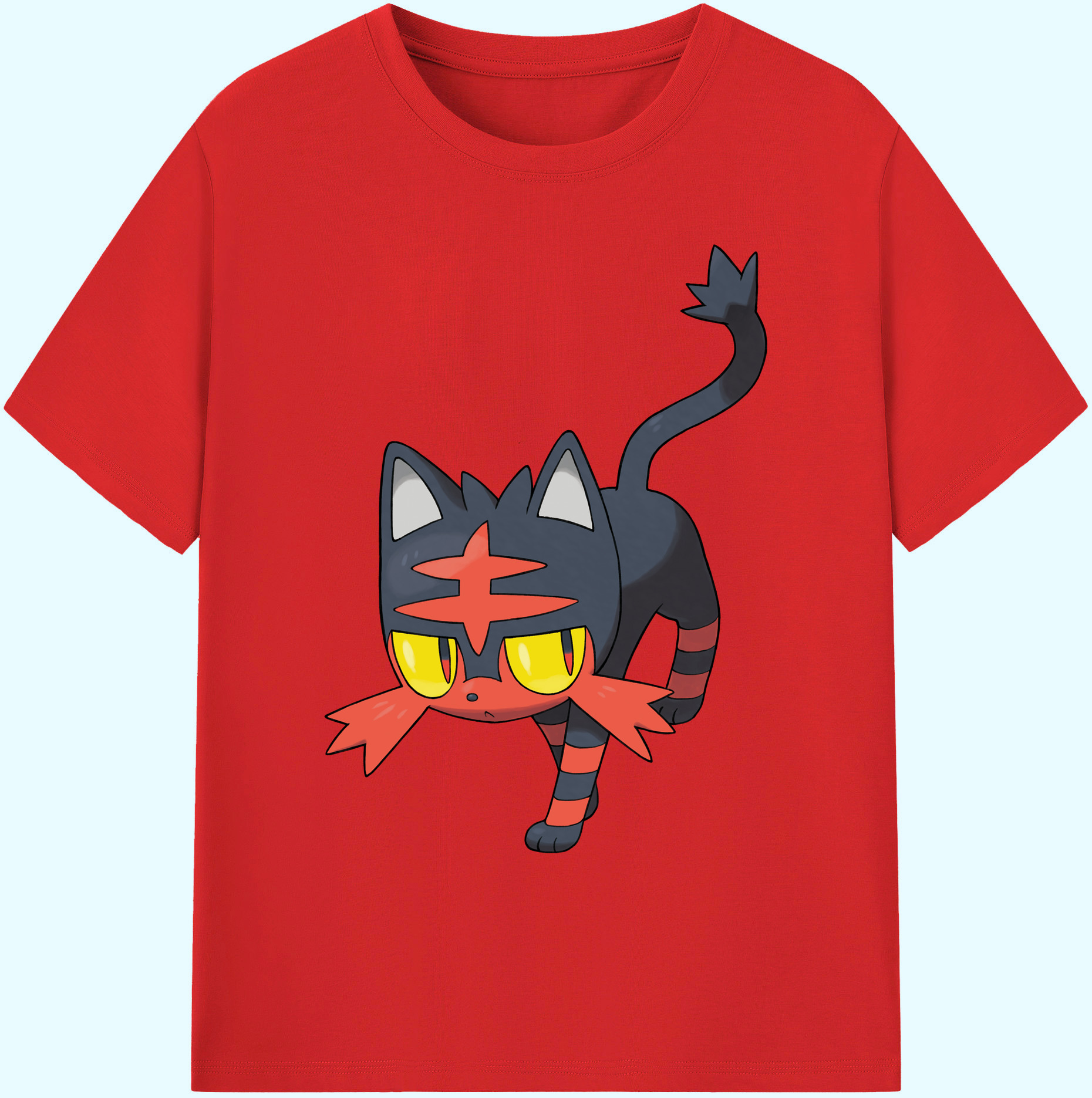 （画像用） ポケットモンスター Pokémon 綿100％ メンズ半袖Tシャツ｜肌触りやわらか＆通気性