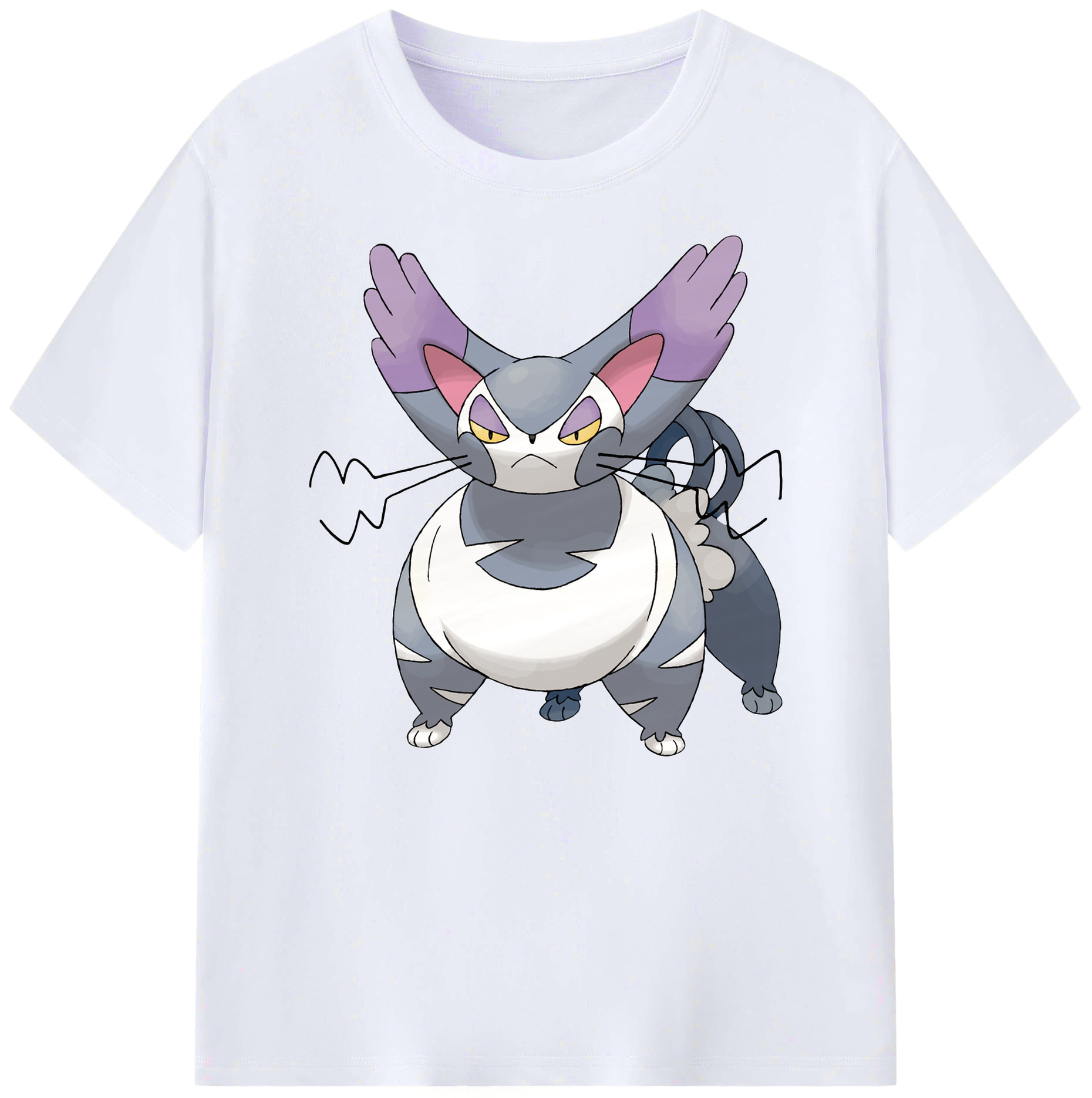 （画像用） ポケットモンスター Pokémon 綿100％ メンズ半袖Tシャツ｜肌触りやわらか＆通気性