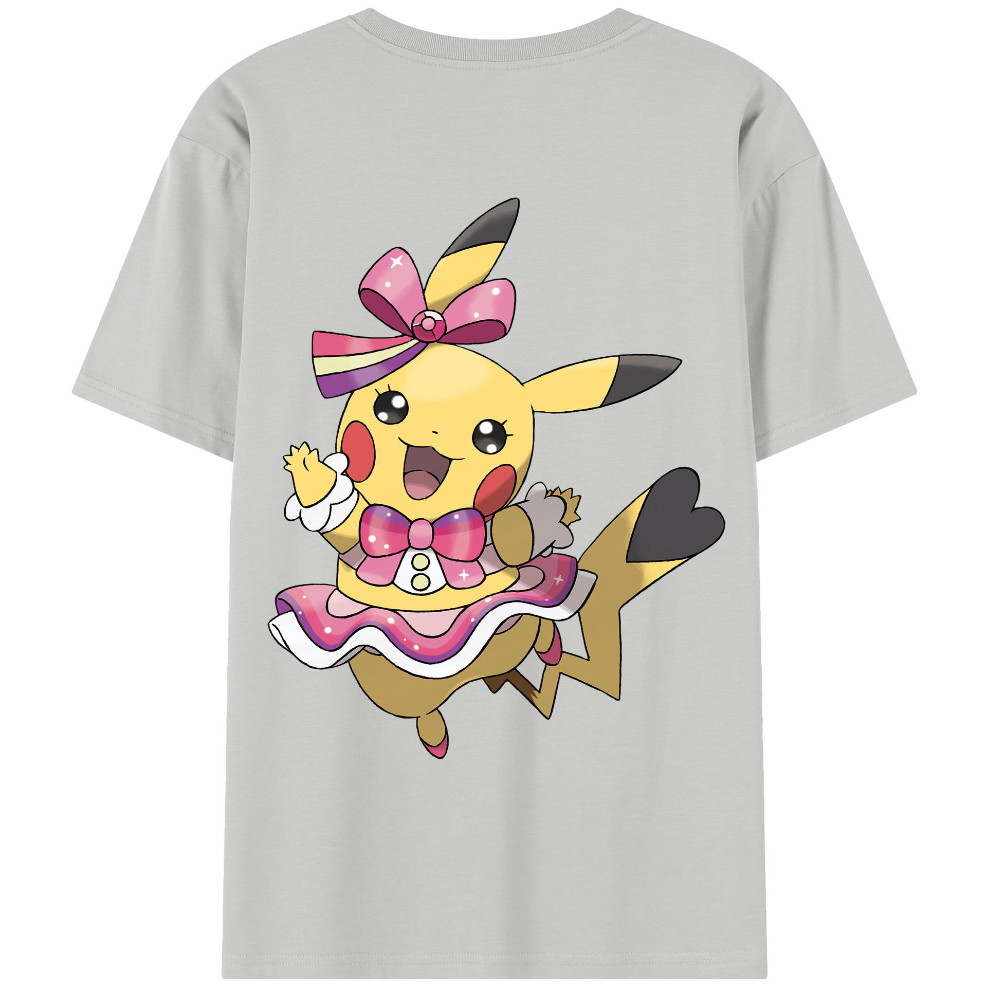 （画像用） ポケットモンスター Pokémon レディース半袖Tシャツ(バックプリント)