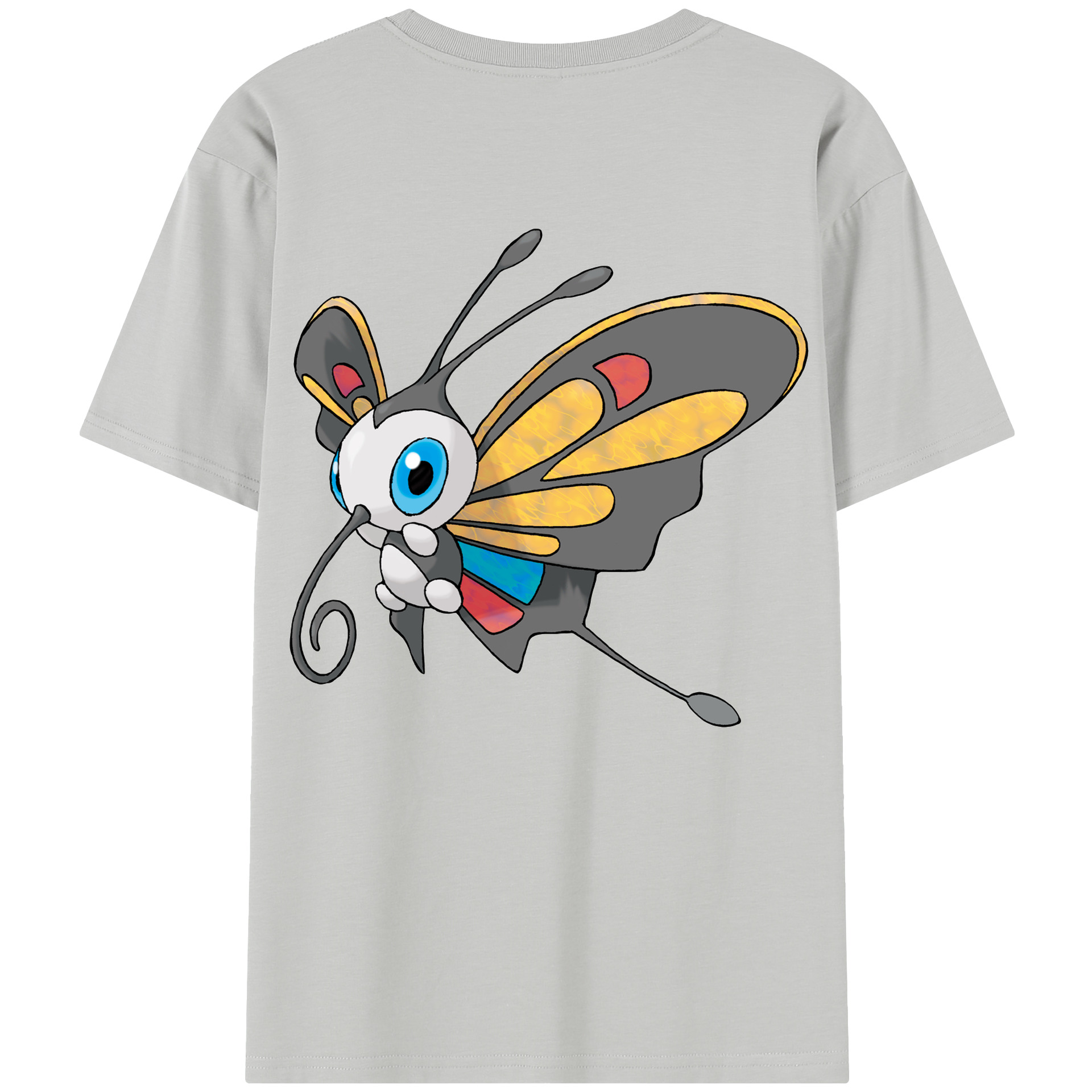 （画像用） ポケットモンスター Pokémon レディース半袖Tシャツ(バックプリント)