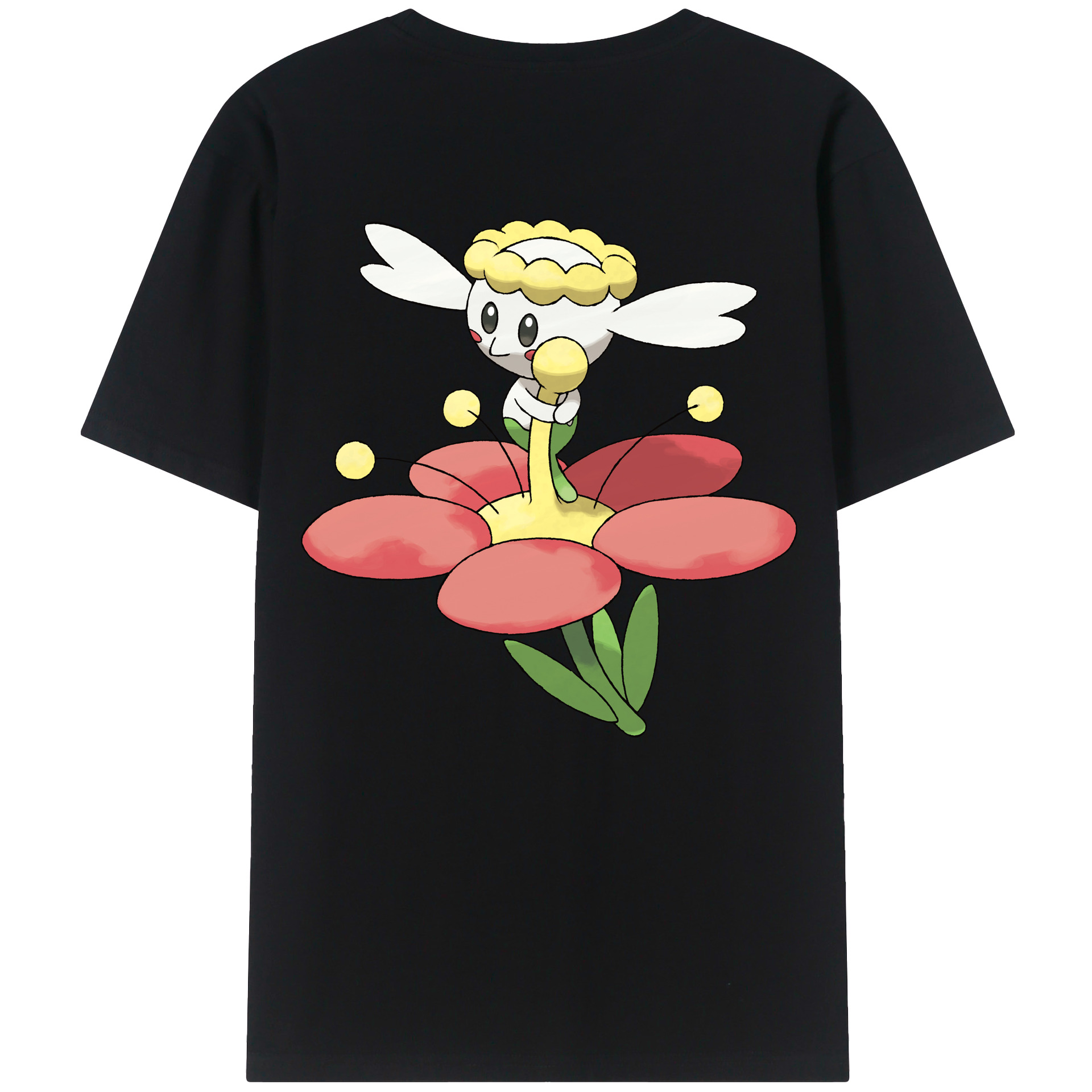 （画像用） ポケットモンスター Pokémon レディース半袖Tシャツ(バックプリント)