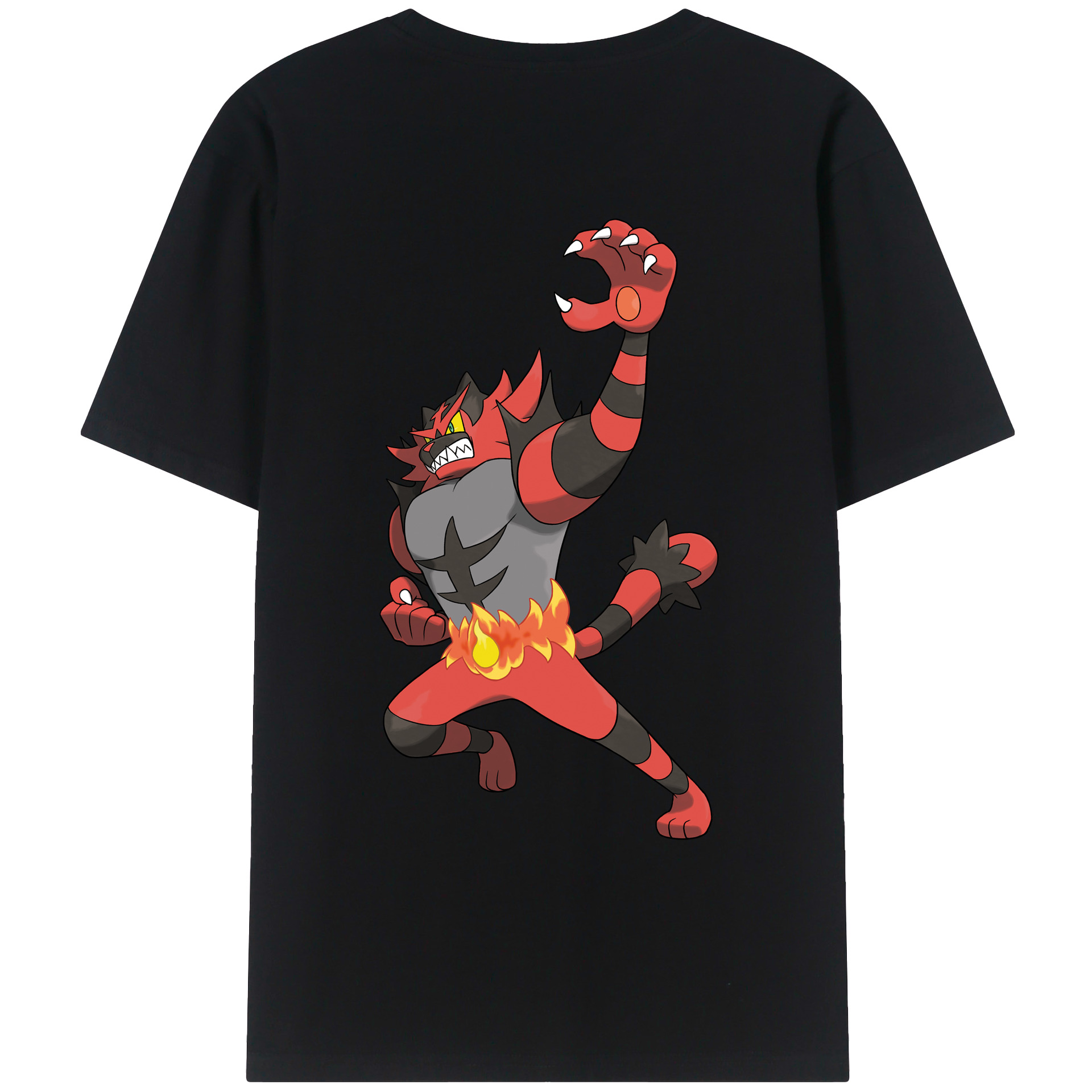 （画像用） ポケットモンスター Pokémon レディース半袖Tシャツ(バックプリント)