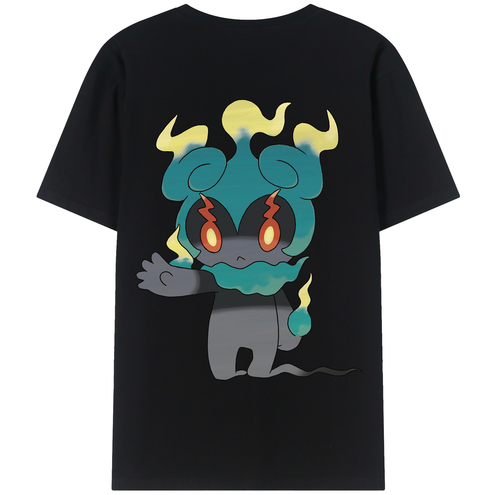 （画像用） ポケットモンスター Pokémon レディース半袖Tシャツ(バックプリント)