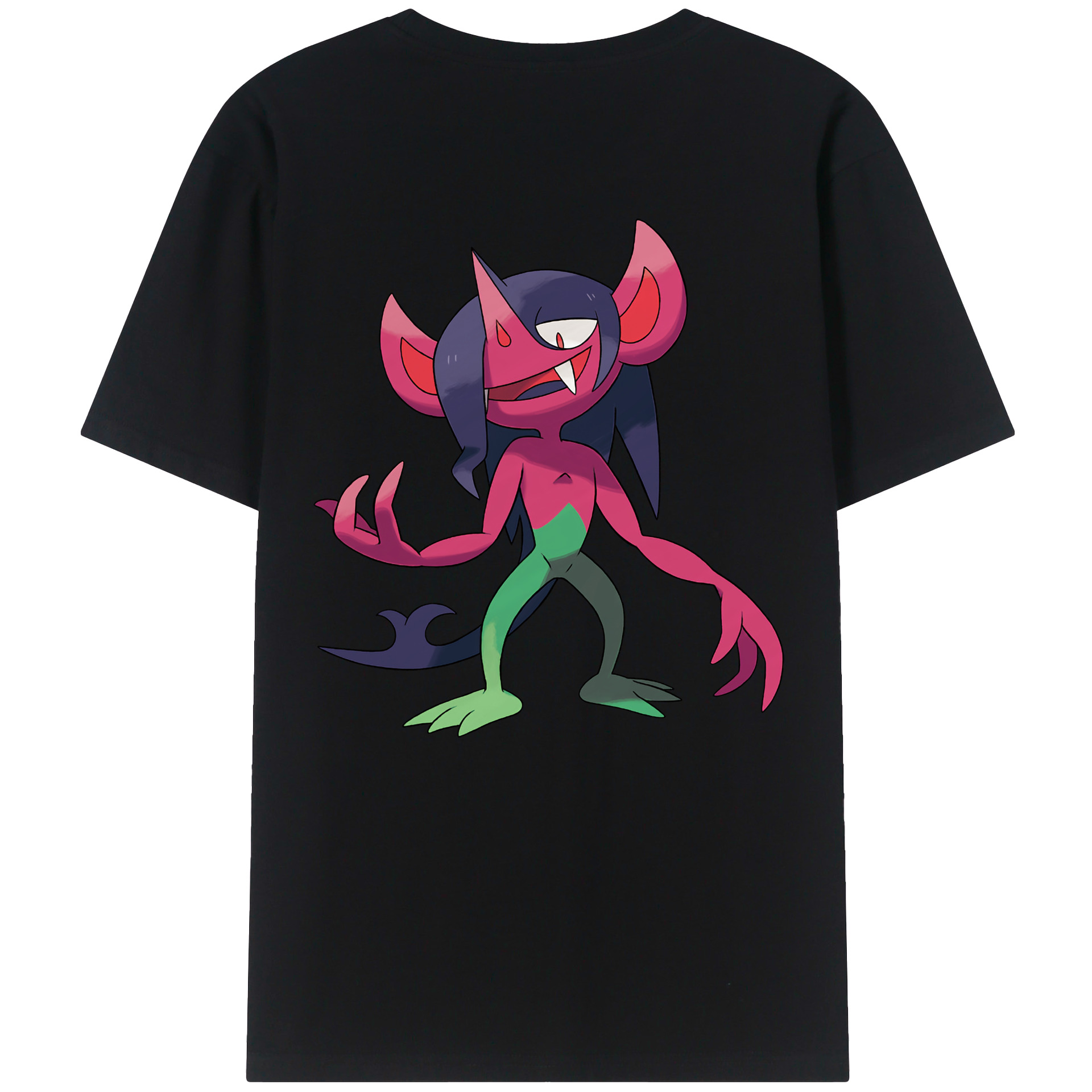 （画像用） ポケットモンスター Pokémon レディース半袖Tシャツ(バックプリント)