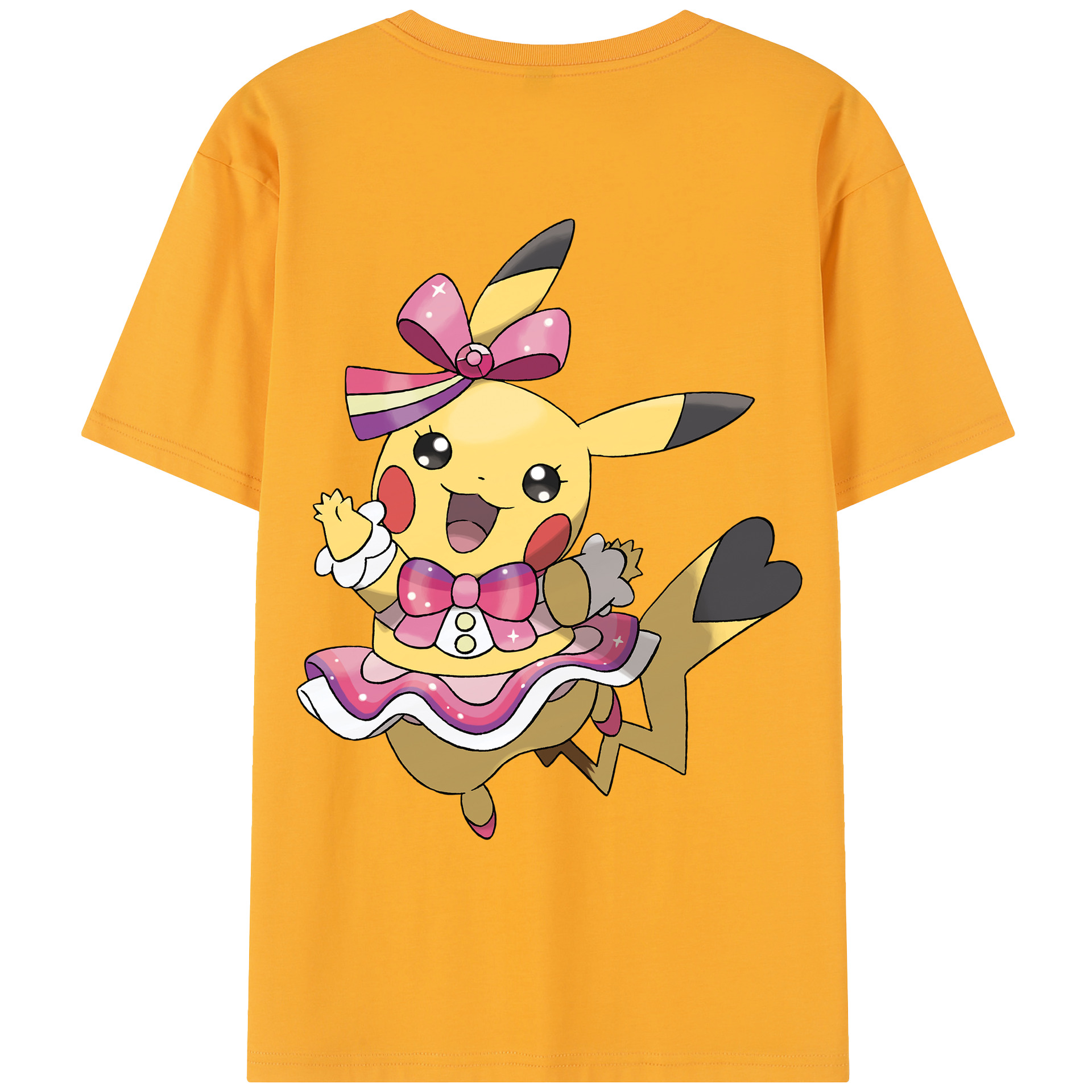 （画像用） ポケットモンスター Pokémon レディース半袖Tシャツ(バックプリント)