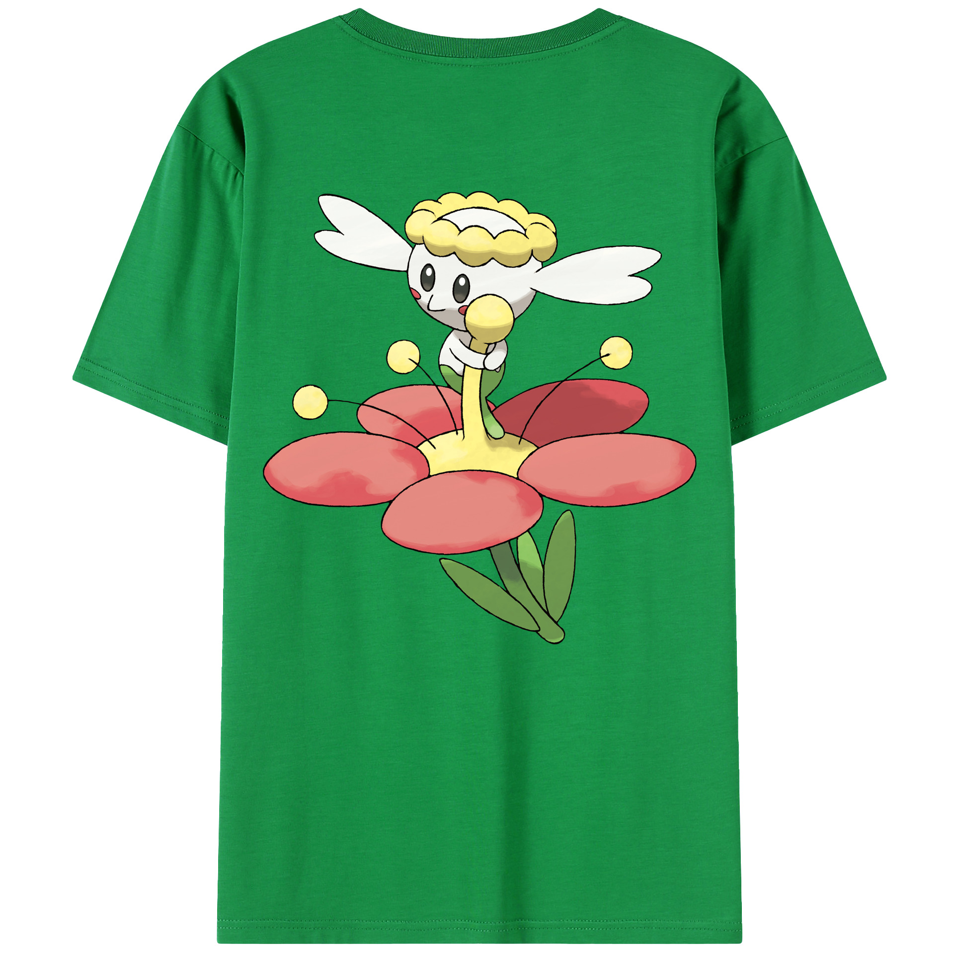 （画像用） ポケットモンスター Pokémon レディース半袖Tシャツ(バックプリント)