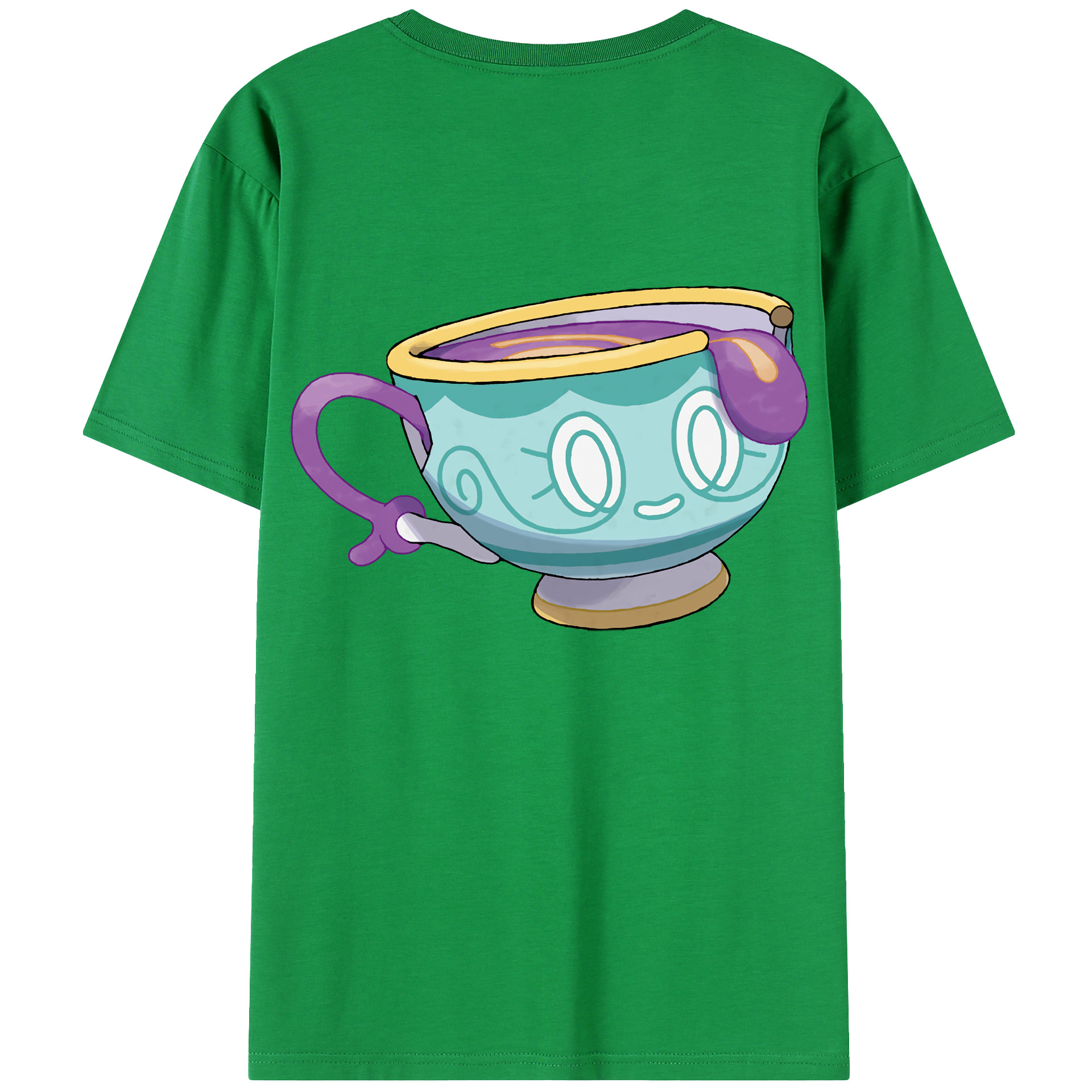 （画像用） ポケットモンスター Pokémon レディース半袖Tシャツ(バックプリント)