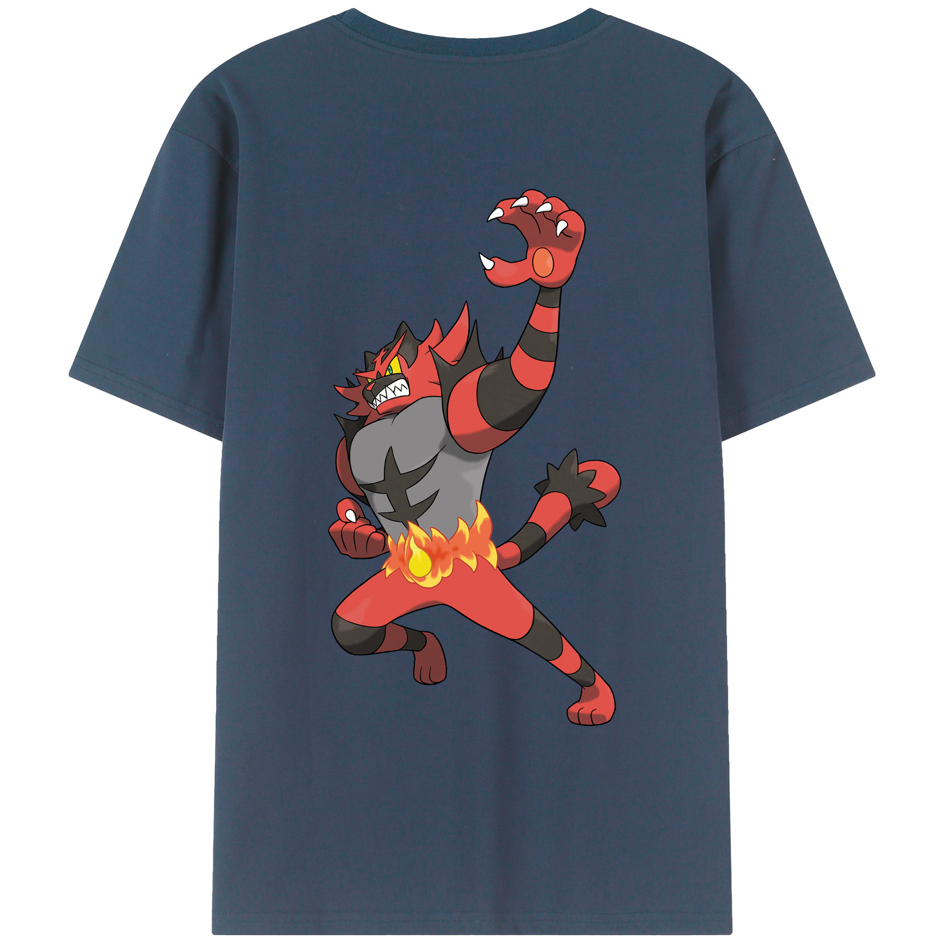 （画像用） ポケットモンスター Pokémon レディース半袖Tシャツ(バックプリント)
