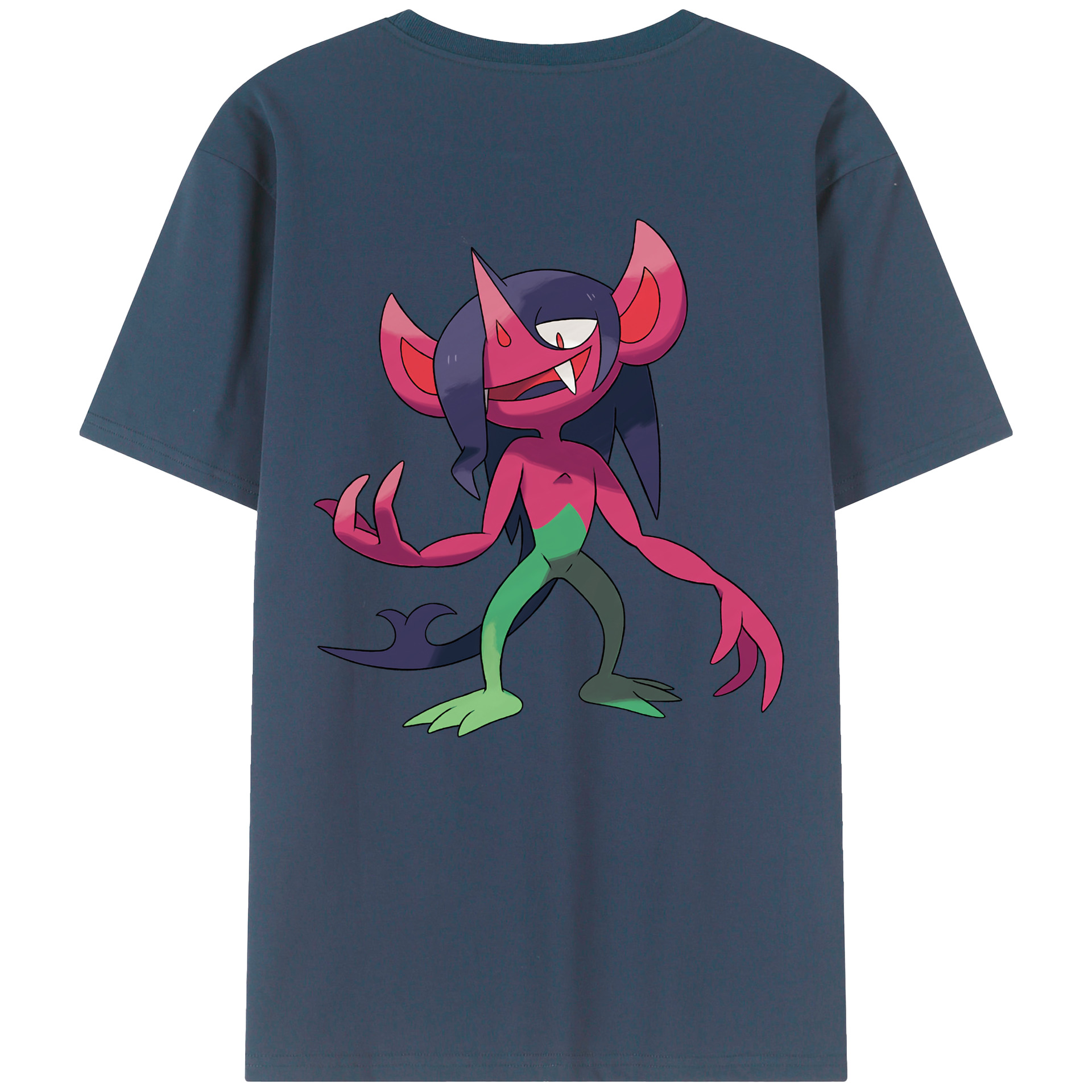（画像用） ポケットモンスター Pokémon レディース半袖Tシャツ(バックプリント)