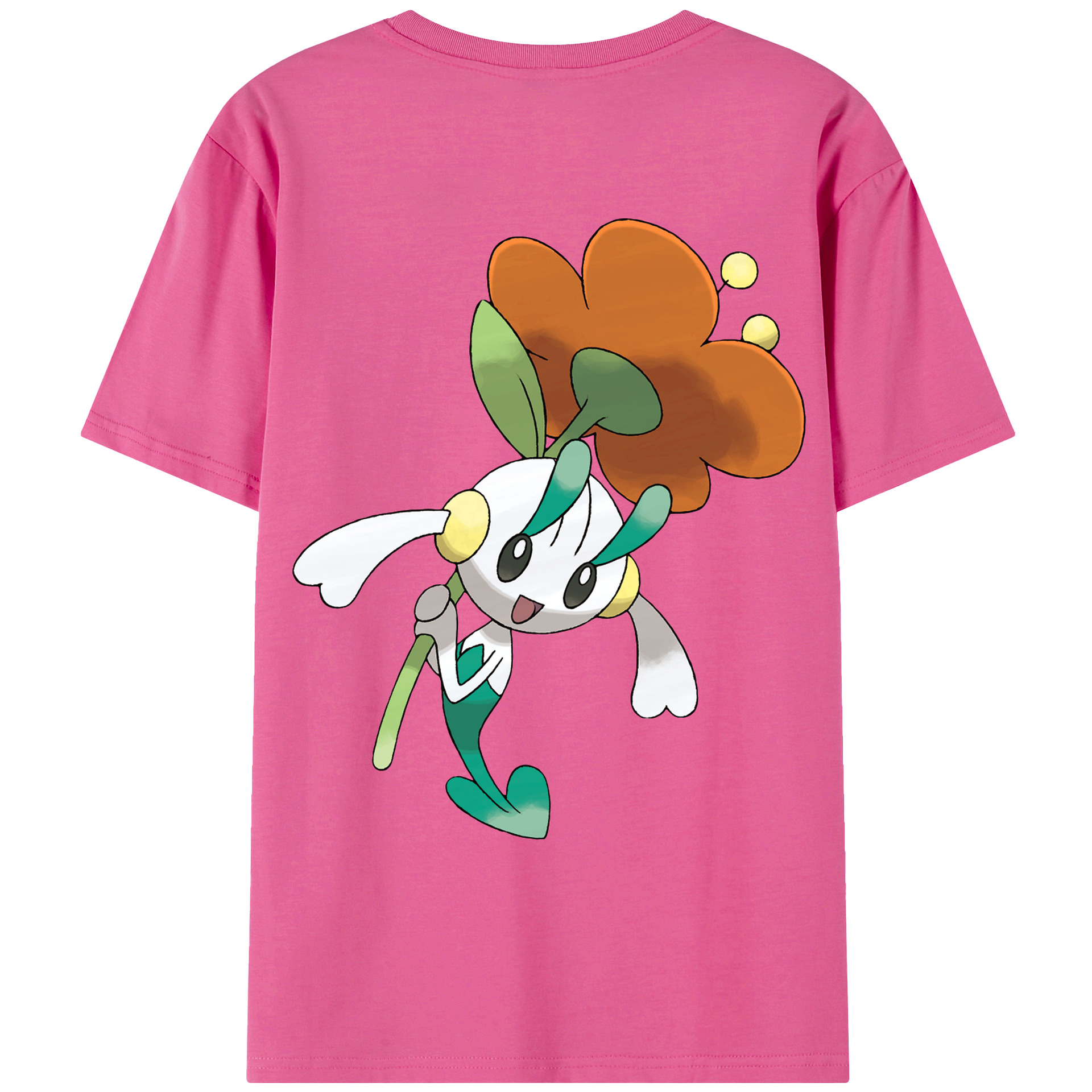 （画像用） ポケットモンスター Pokémon レディース半袖Tシャツ(バックプリント)