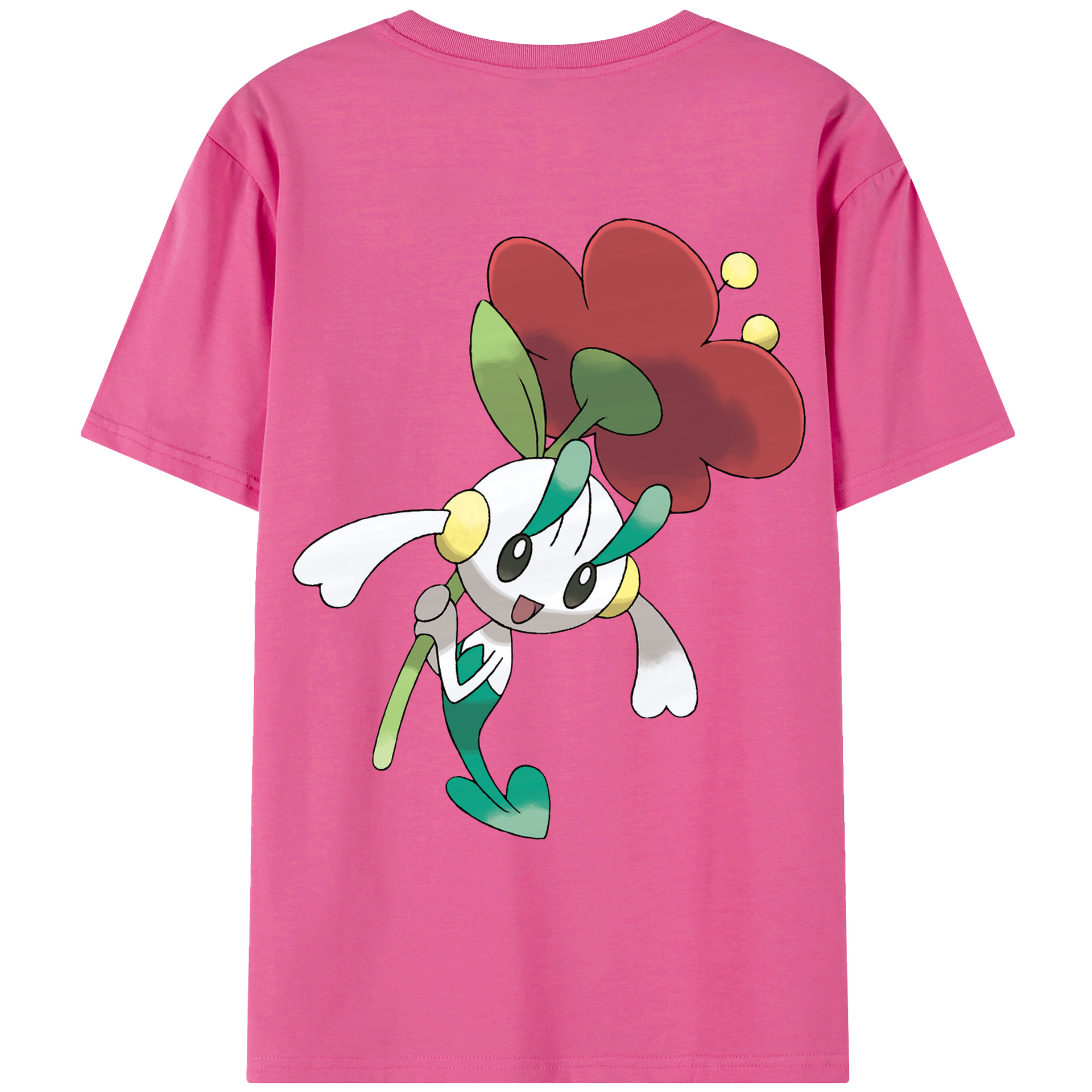 （画像用） ポケットモンスター Pokémon レディース半袖Tシャツ(バックプリント)