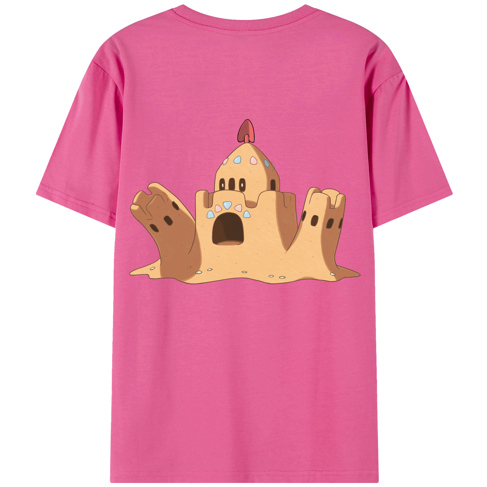 （画像用） ポケットモンスター Pokémon レディース半袖Tシャツ(バックプリント)