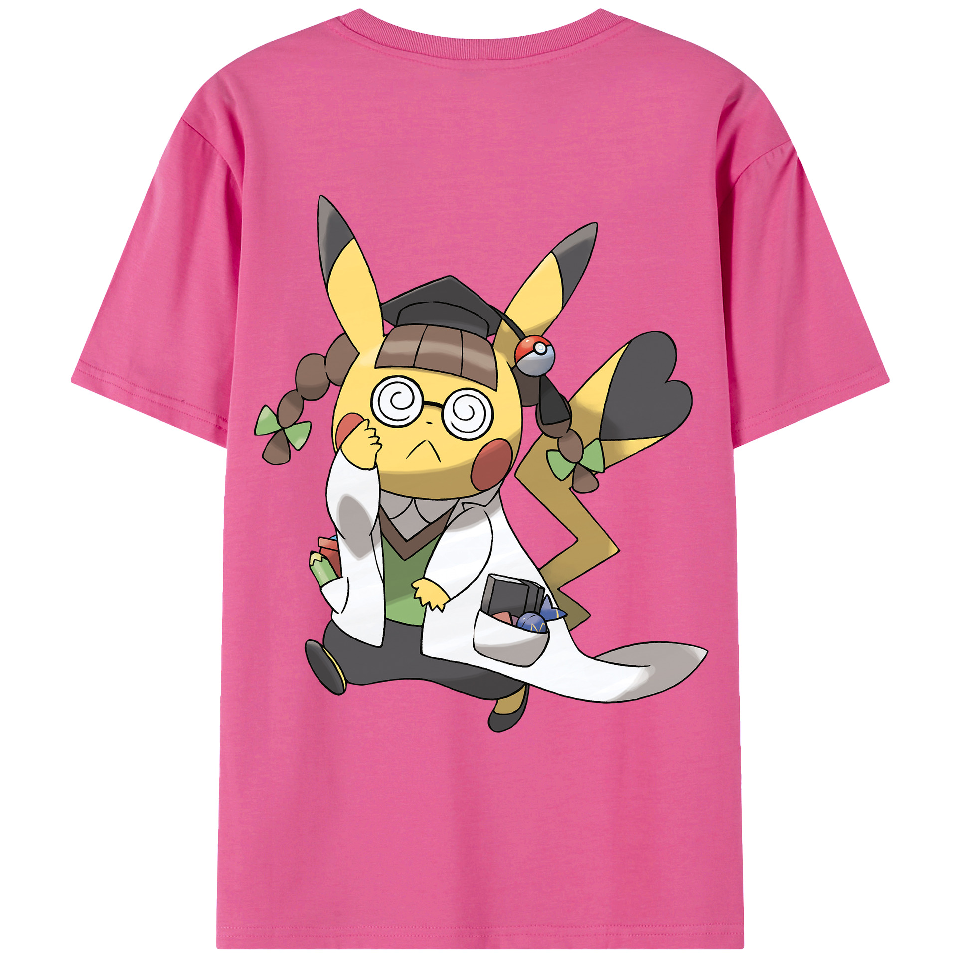 （画像用） ポケットモンスター Pokémon レディース半袖Tシャツ(バックプリント)