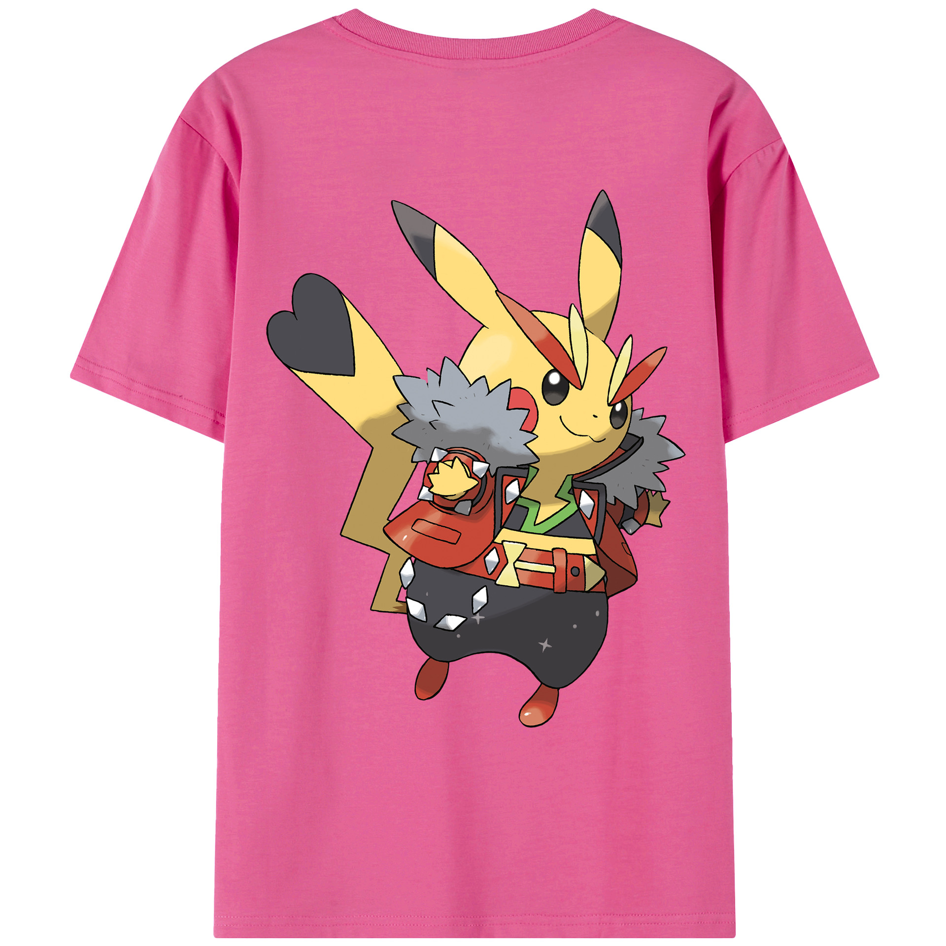 （画像用） ポケットモンスター Pokémon レディース半袖Tシャツ(バックプリント)