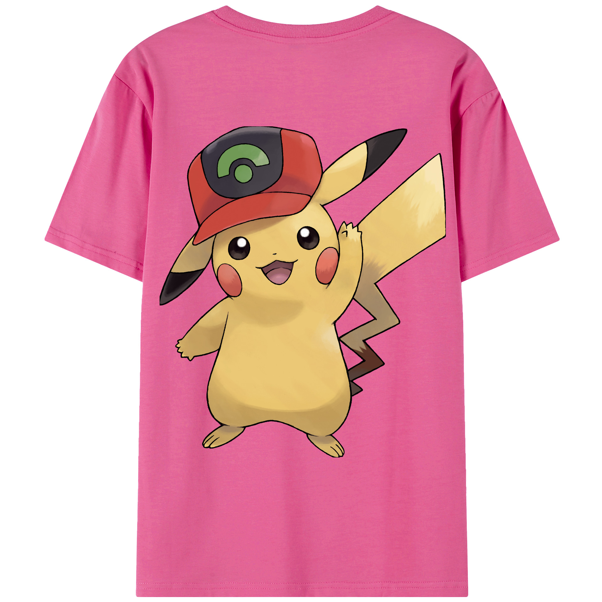 （画像用） ポケットモンスター Pokémon レディース半袖Tシャツ(バックプリント)