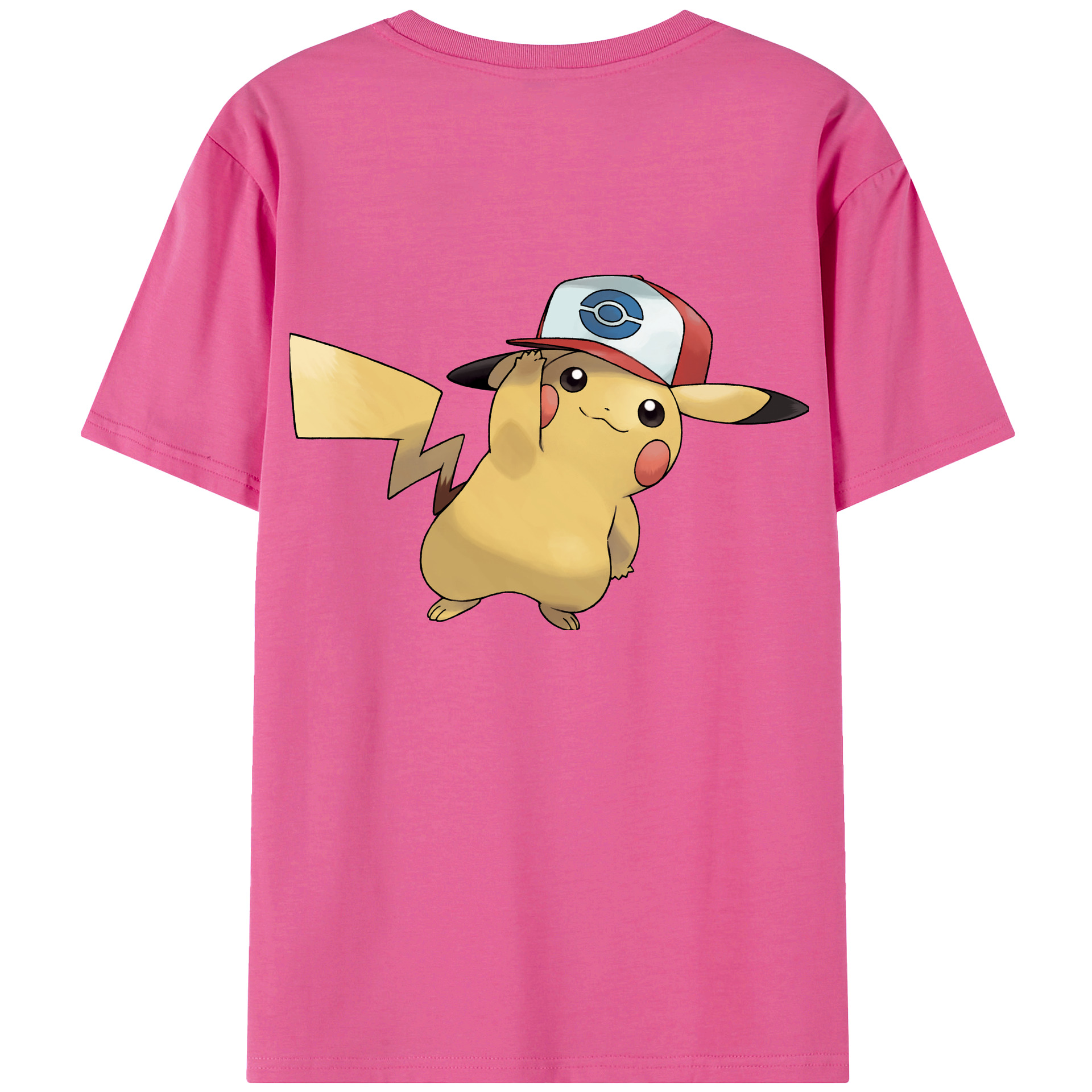 （画像用） ポケットモンスター Pokémon レディース半袖Tシャツ(バックプリント)