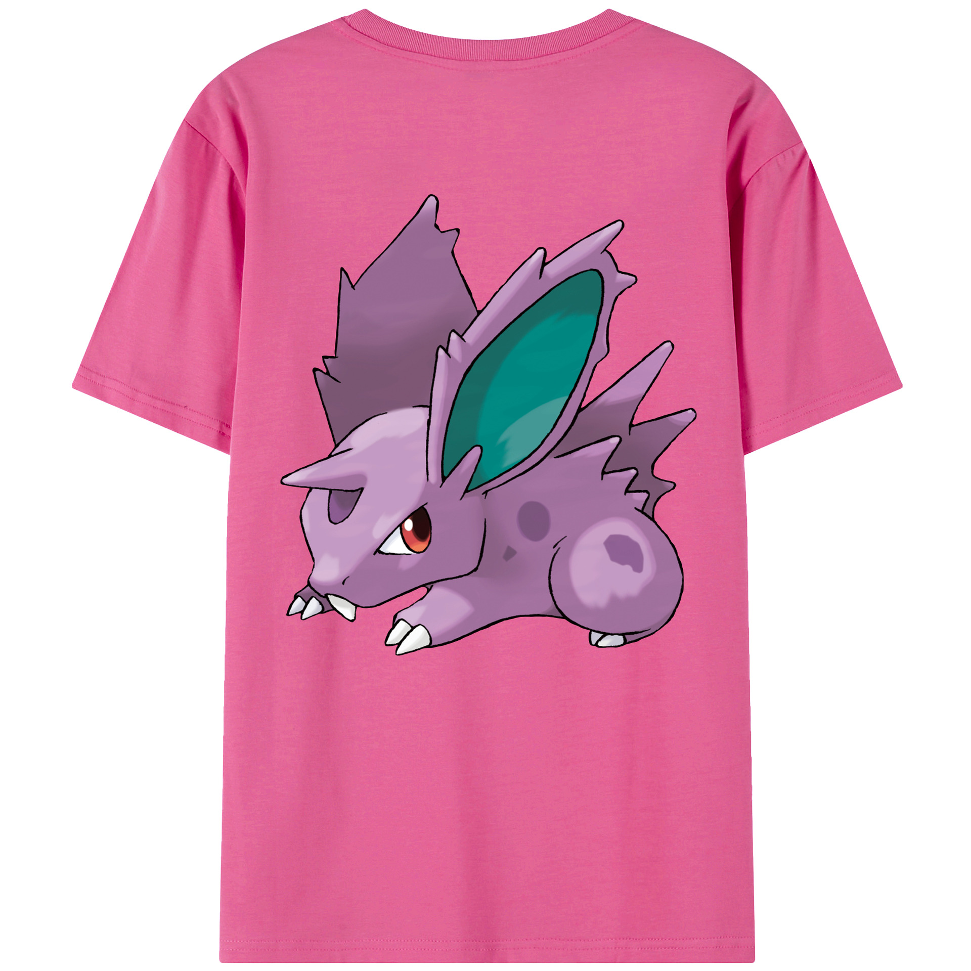 （画像用） ポケットモンスター Pokémon レディース半袖Tシャツ(バックプリント)
