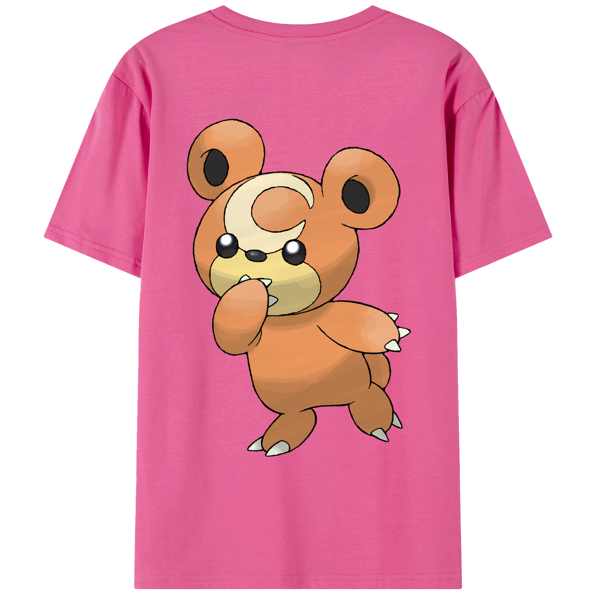 （画像用） ポケットモンスター Pokémon レディース半袖Tシャツ(バックプリント)