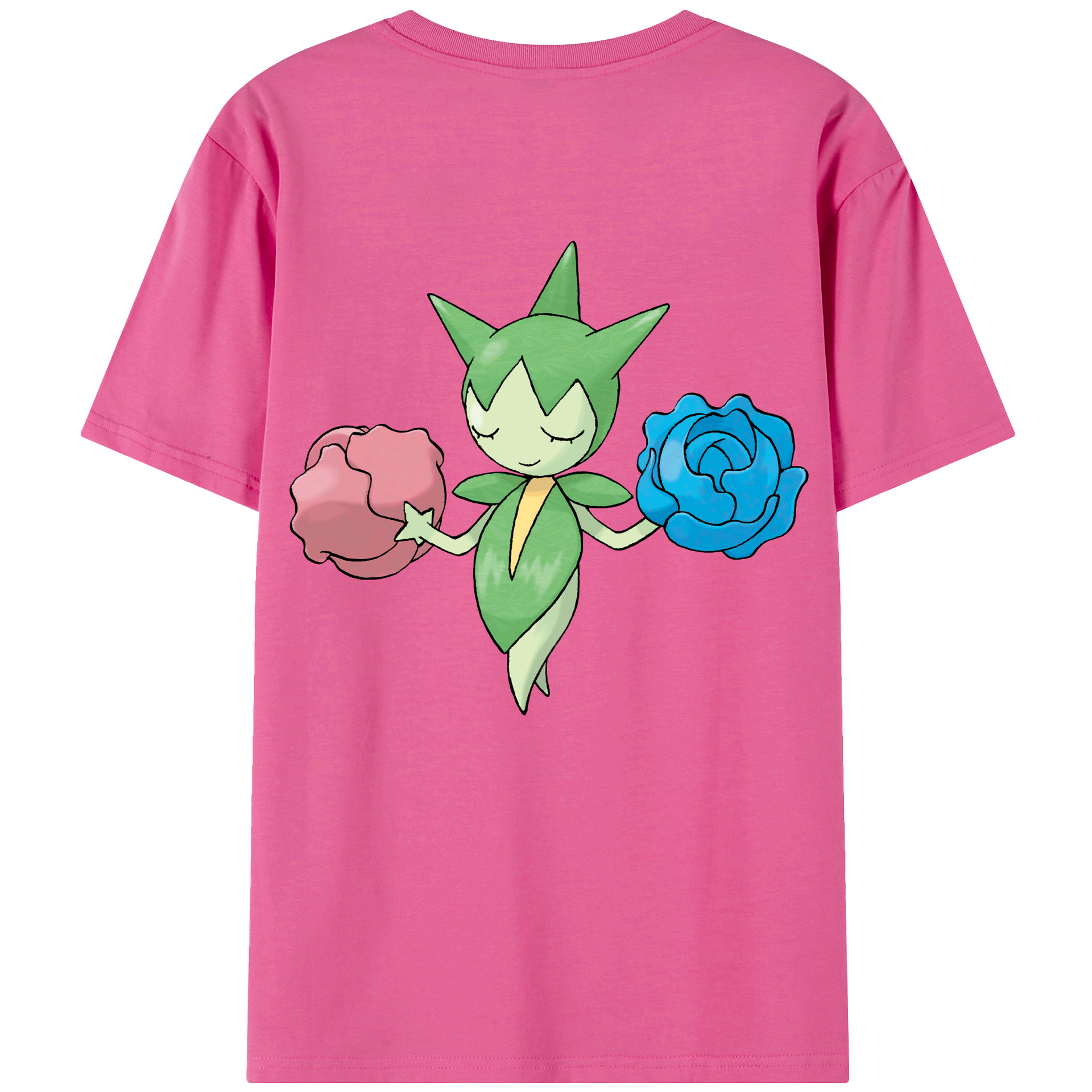 （画像用） ポケットモンスター Pokémon レディース半袖Tシャツ(バックプリント)