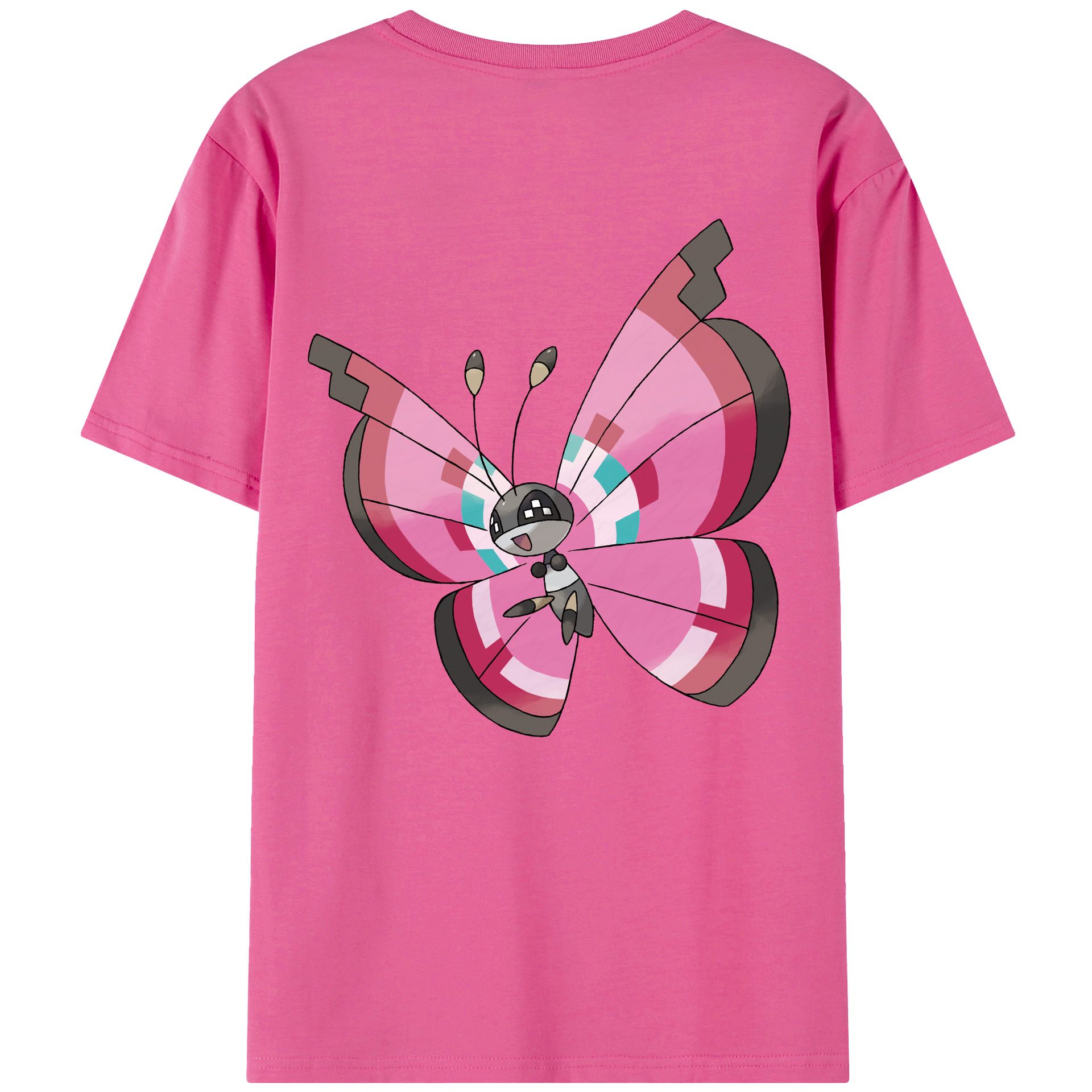 （画像用） ポケットモンスター Pokémon レディース半袖Tシャツ(バックプリント)