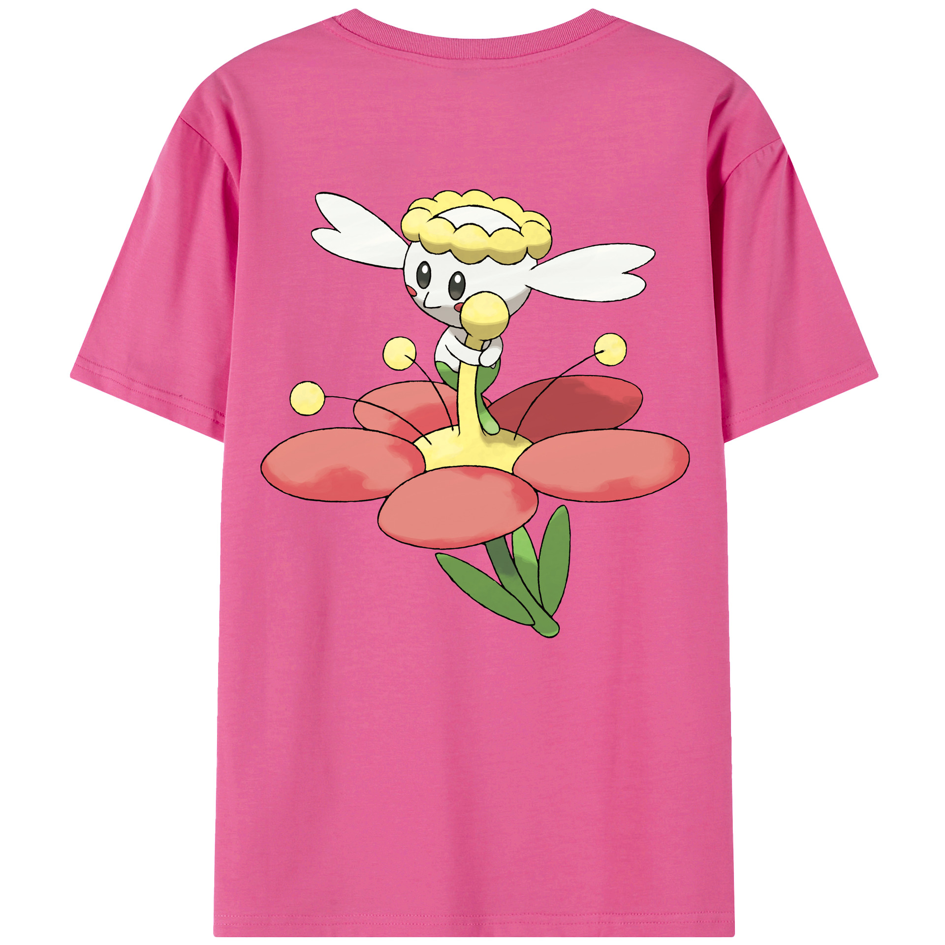 （画像用） ポケットモンスター Pokémon レディース半袖Tシャツ(バックプリント)