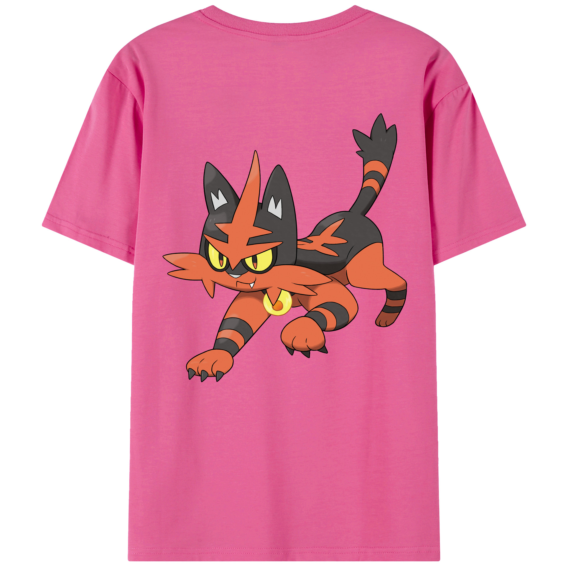 （画像用） ポケットモンスター Pokémon レディース半袖Tシャツ(バックプリント)
