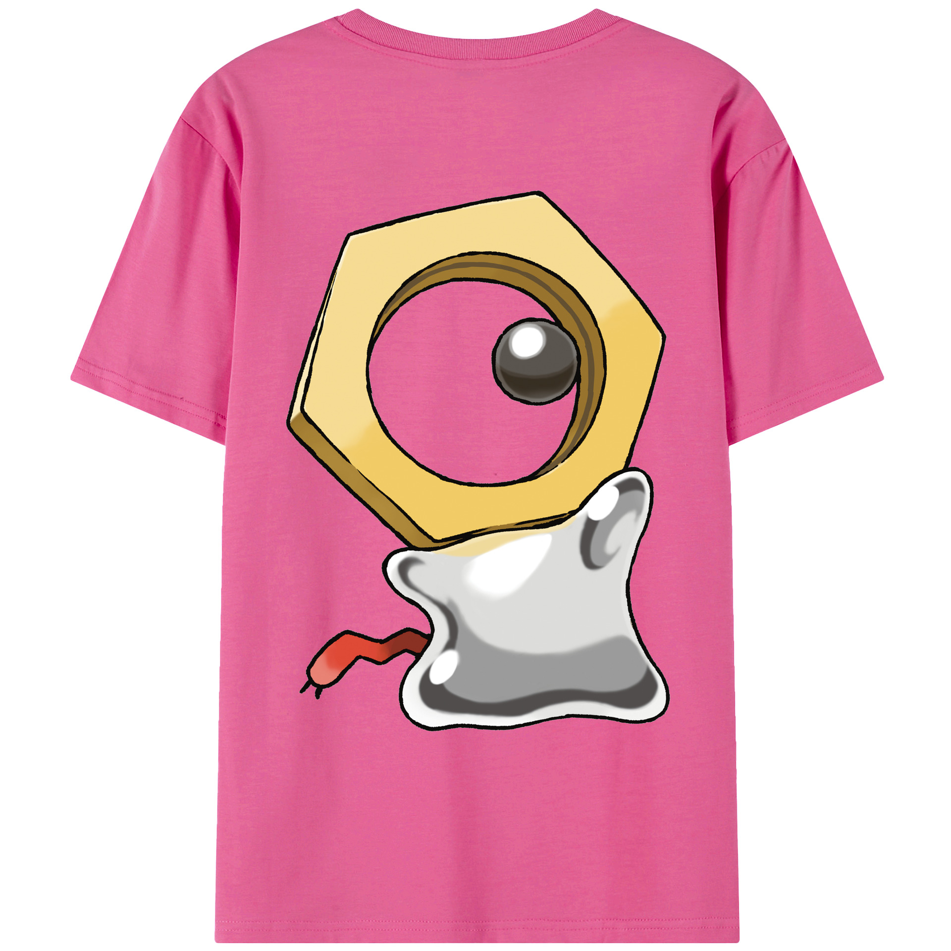 （画像用） ポケットモンスター Pokémon レディース半袖Tシャツ(バックプリント)