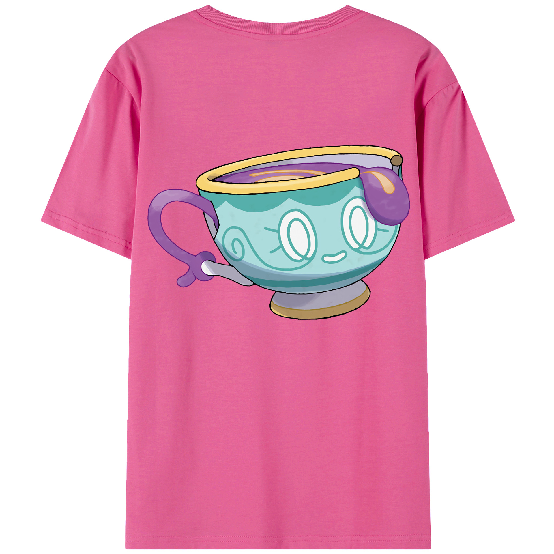 （画像用） ポケットモンスター Pokémon レディース半袖Tシャツ(バックプリント)