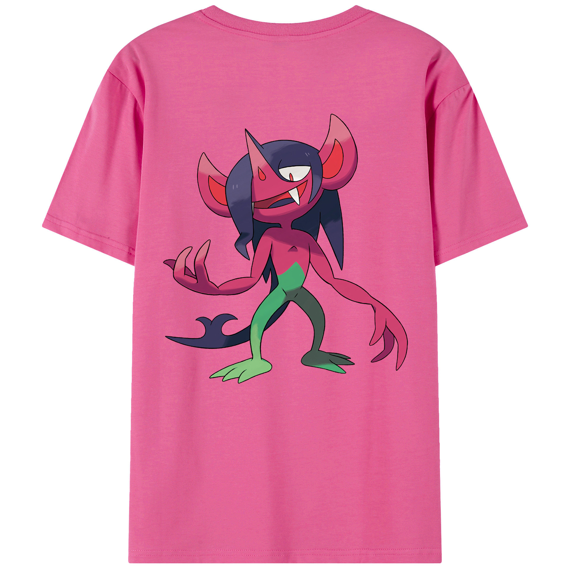 （画像用） ポケットモンスター Pokémon レディース半袖Tシャツ(バックプリント)