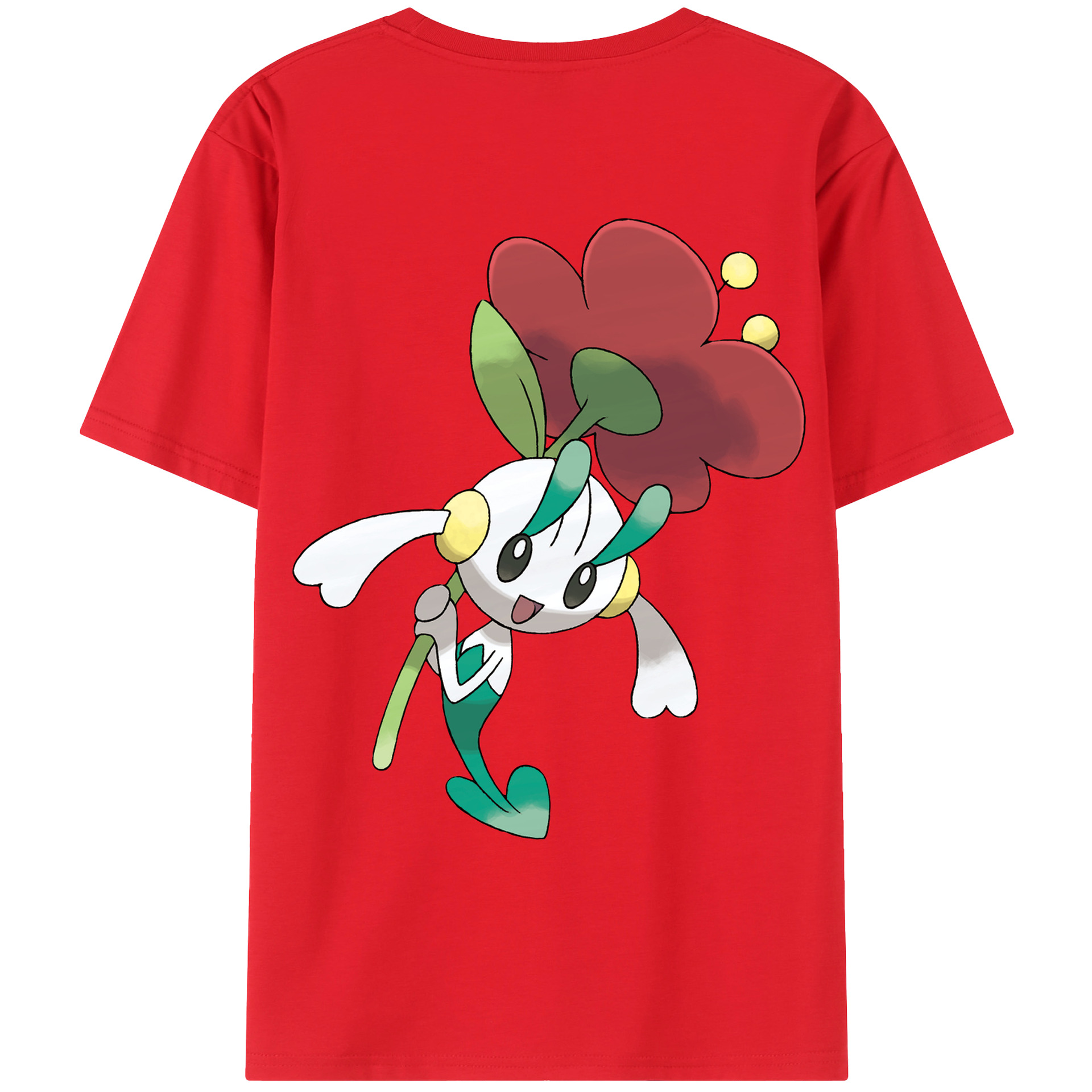 （画像用） ポケットモンスター Pokémon レディース半袖Tシャツ(バックプリント)