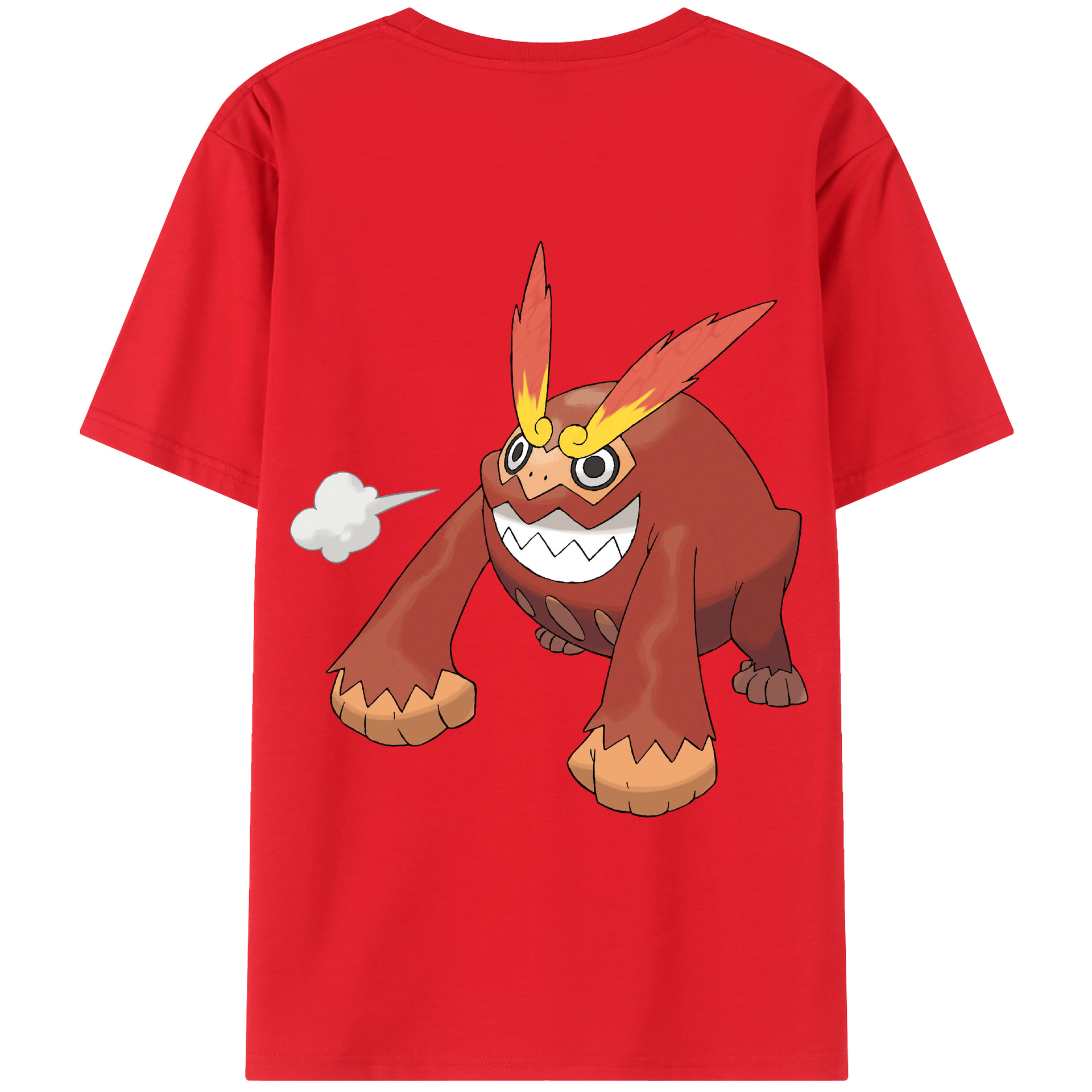 （画像用） ポケットモンスター Pokémon レディース半袖Tシャツ(バックプリント)