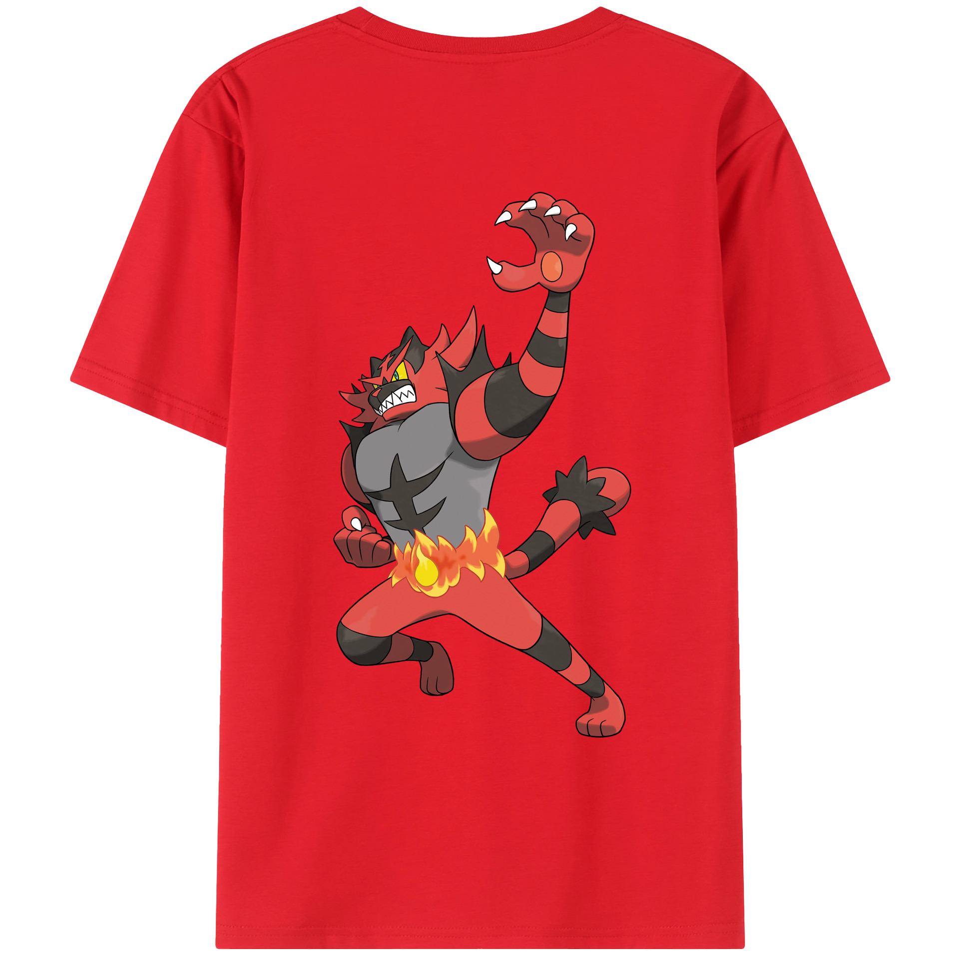 （画像用） ポケットモンスター Pokémon レディース半袖Tシャツ(バックプリント)
