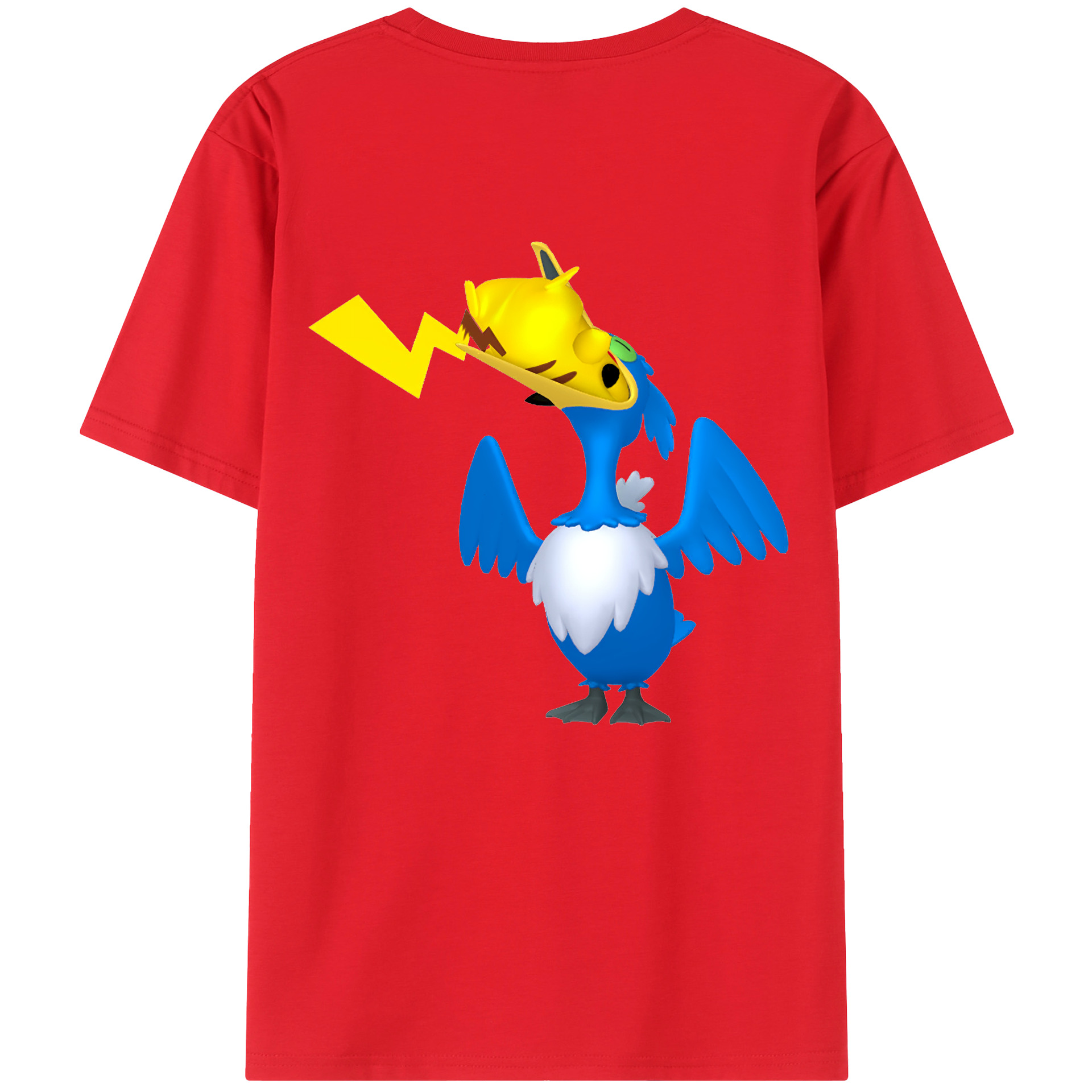 （画像用） ポケットモンスター Pokémon レディース半袖Tシャツ(バックプリント)