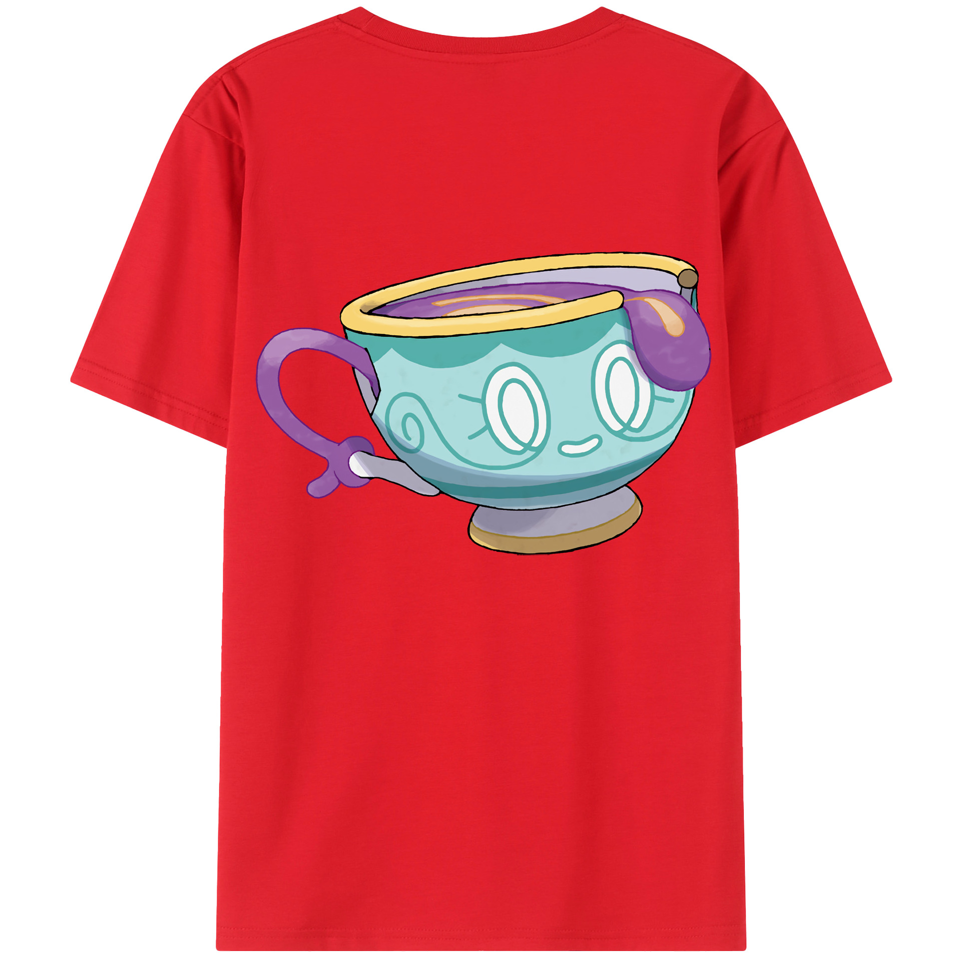 （画像用） ポケットモンスター Pokémon レディース半袖Tシャツ(バックプリント)