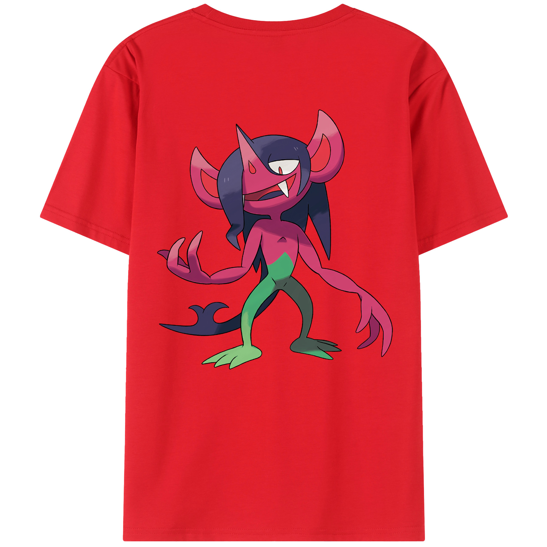 （画像用） ポケットモンスター Pokémon レディース半袖Tシャツ(バックプリント)