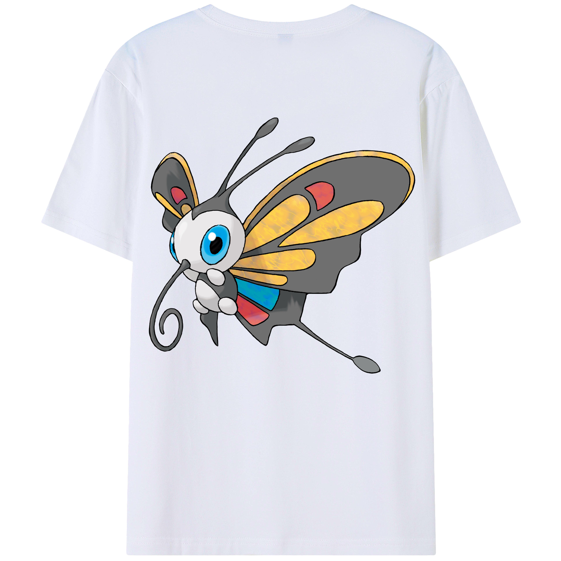 （画像用） ポケットモンスター Pokémon レディース半袖Tシャツ(バックプリント)