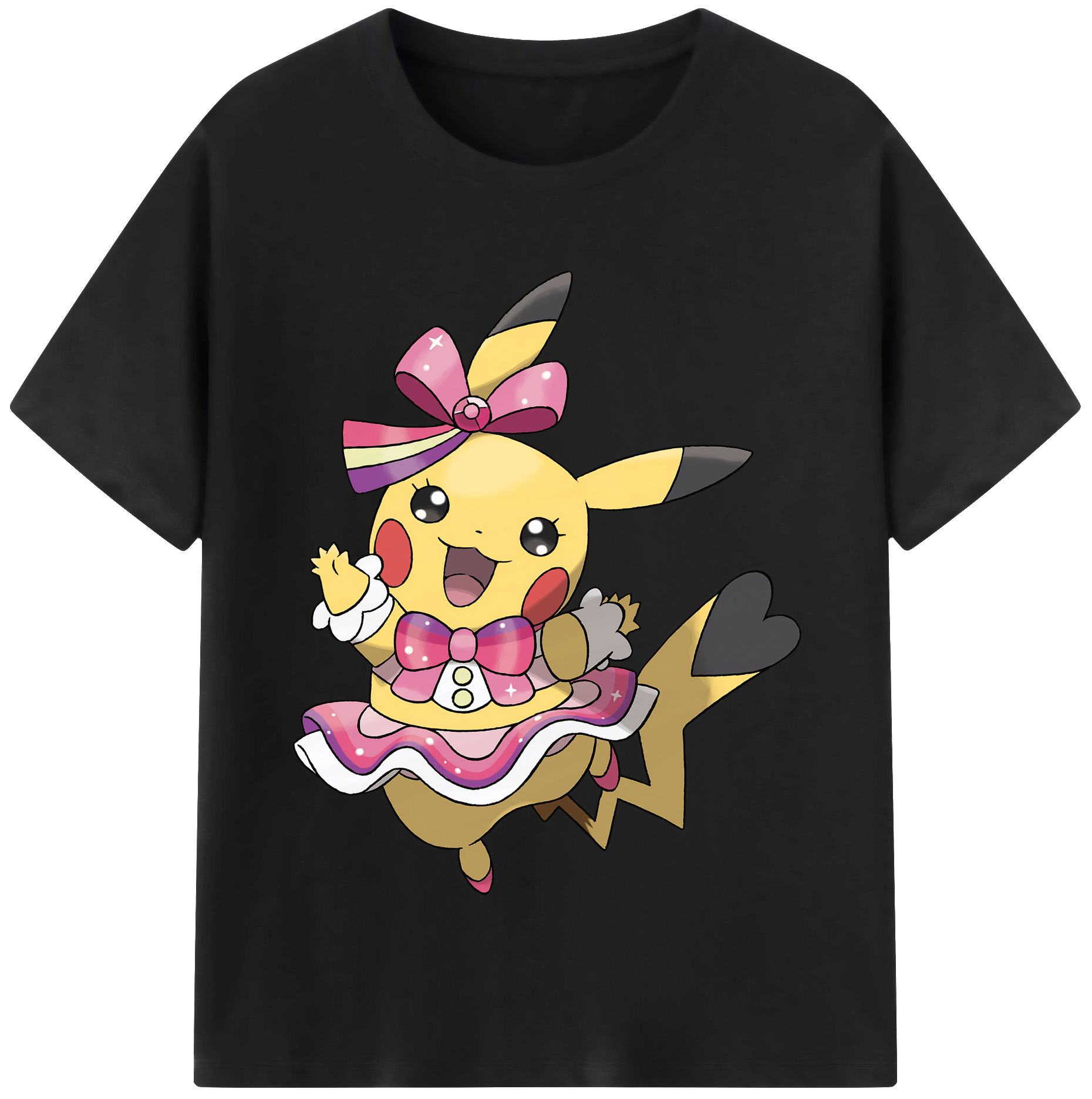 （画像用） ポケットモンスター Pokémon レディースカジュアルプリントTシャツ（綿100％）