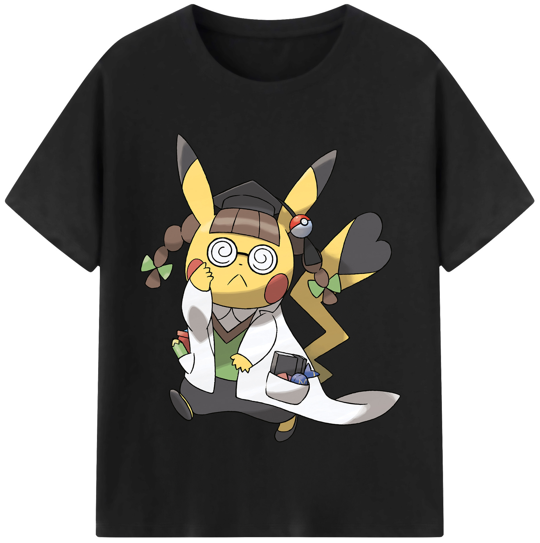 （画像用） ポケットモンスター Pokémon レディースカジュアルプリントTシャツ（綿100％）