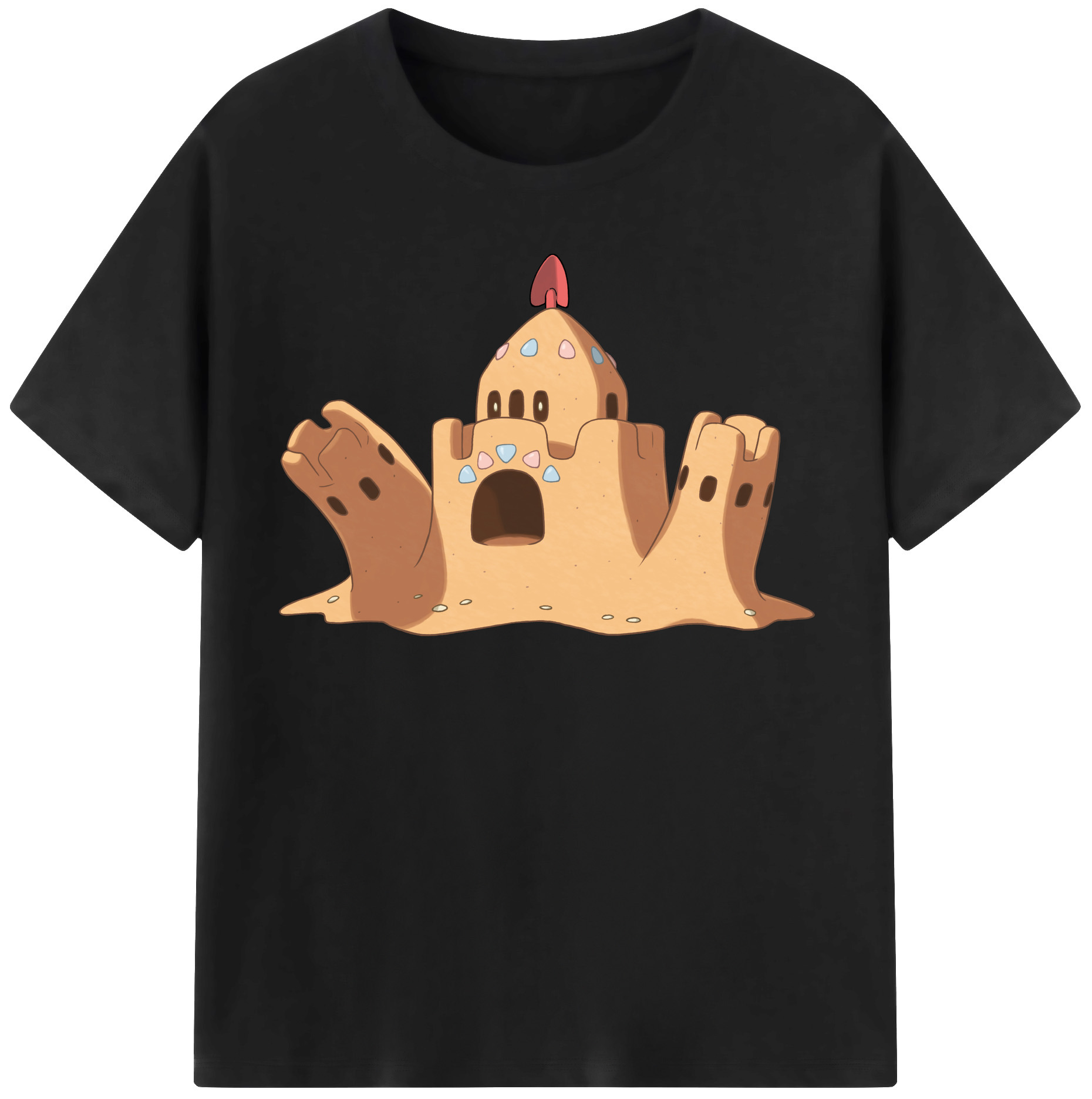 （画像用） ポケットモンスター Pokémon レディースカジュアルプリントTシャツ（綿100％）