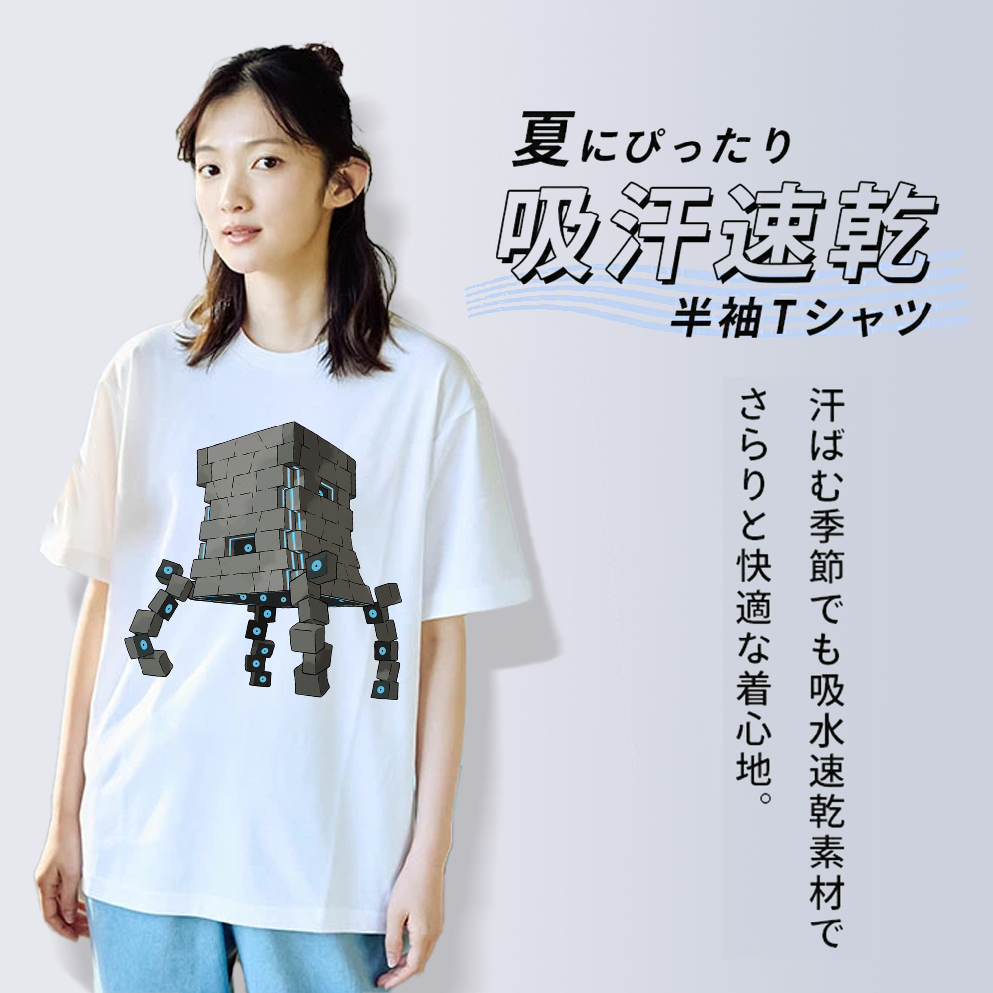 ポケットモンスター Pokémon レディースカジュアルプリントTシャツ（綿100％）
