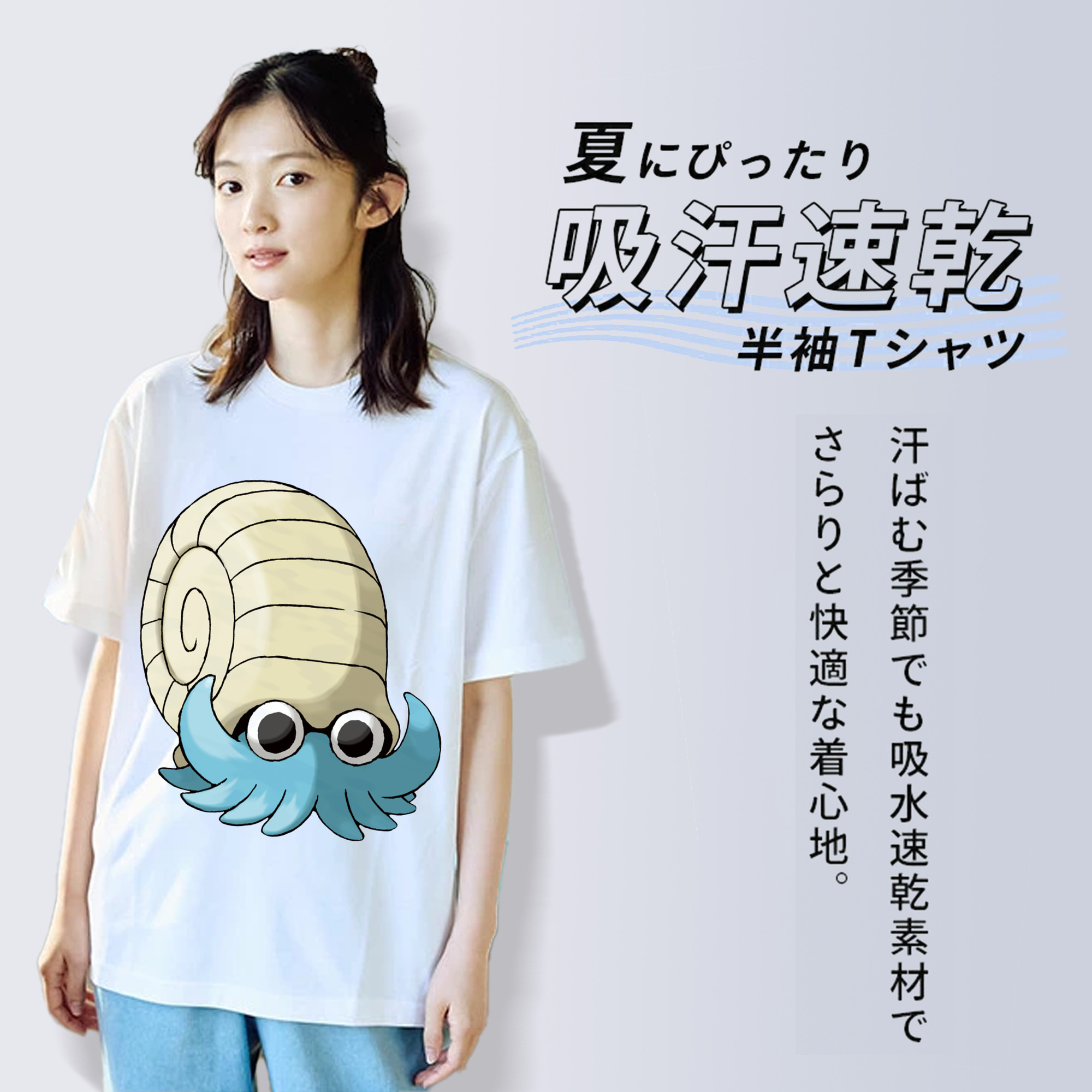 ポケットモンスター Pokémon レディースカジュアルプリントTシャツ（綿100％）