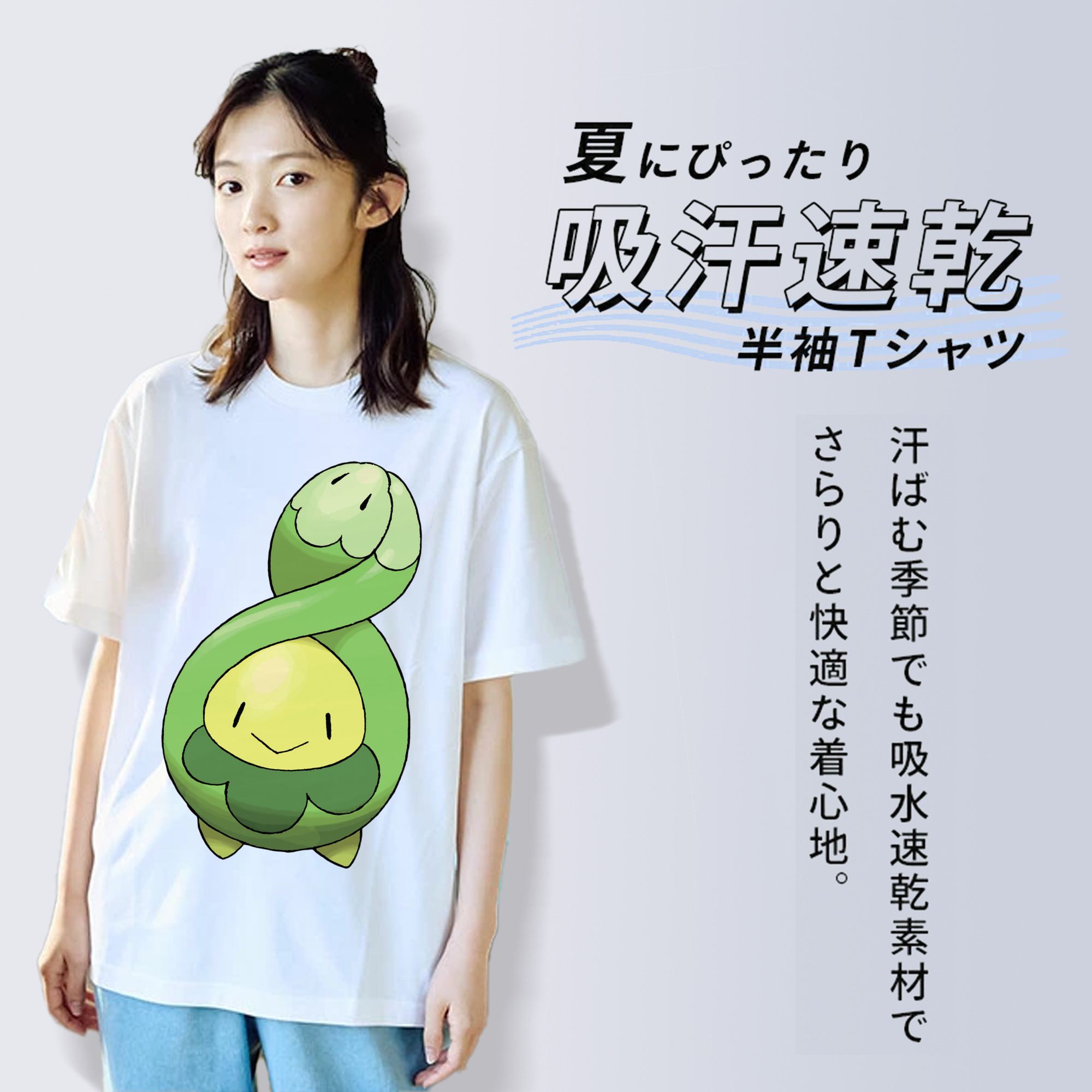 ポケットモンスター Pokémon レディースカジュアルプリントTシャツ（綿100％）
