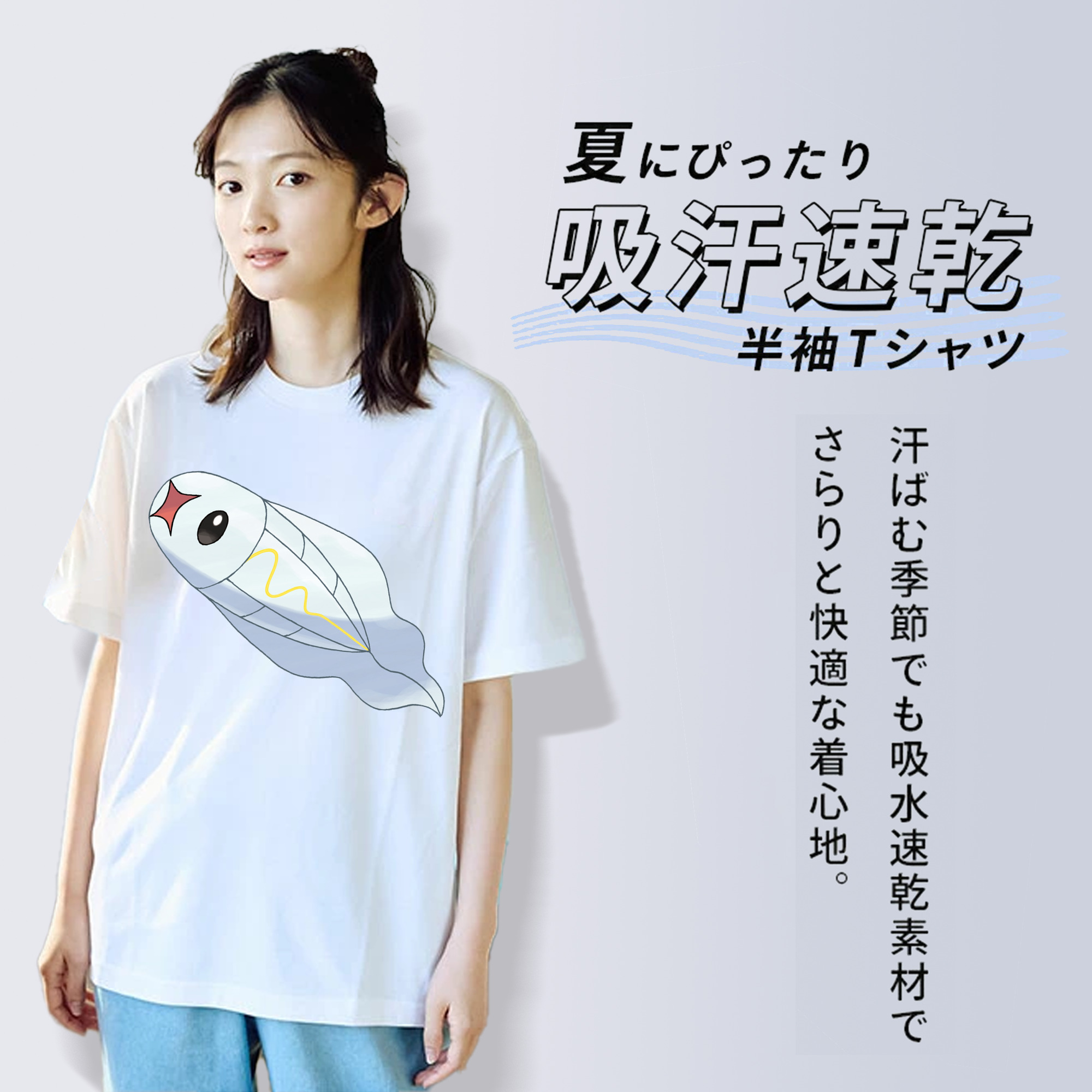 ポケットモンスター Pokémon レディースカジュアルプリントTシャツ（綿100％）