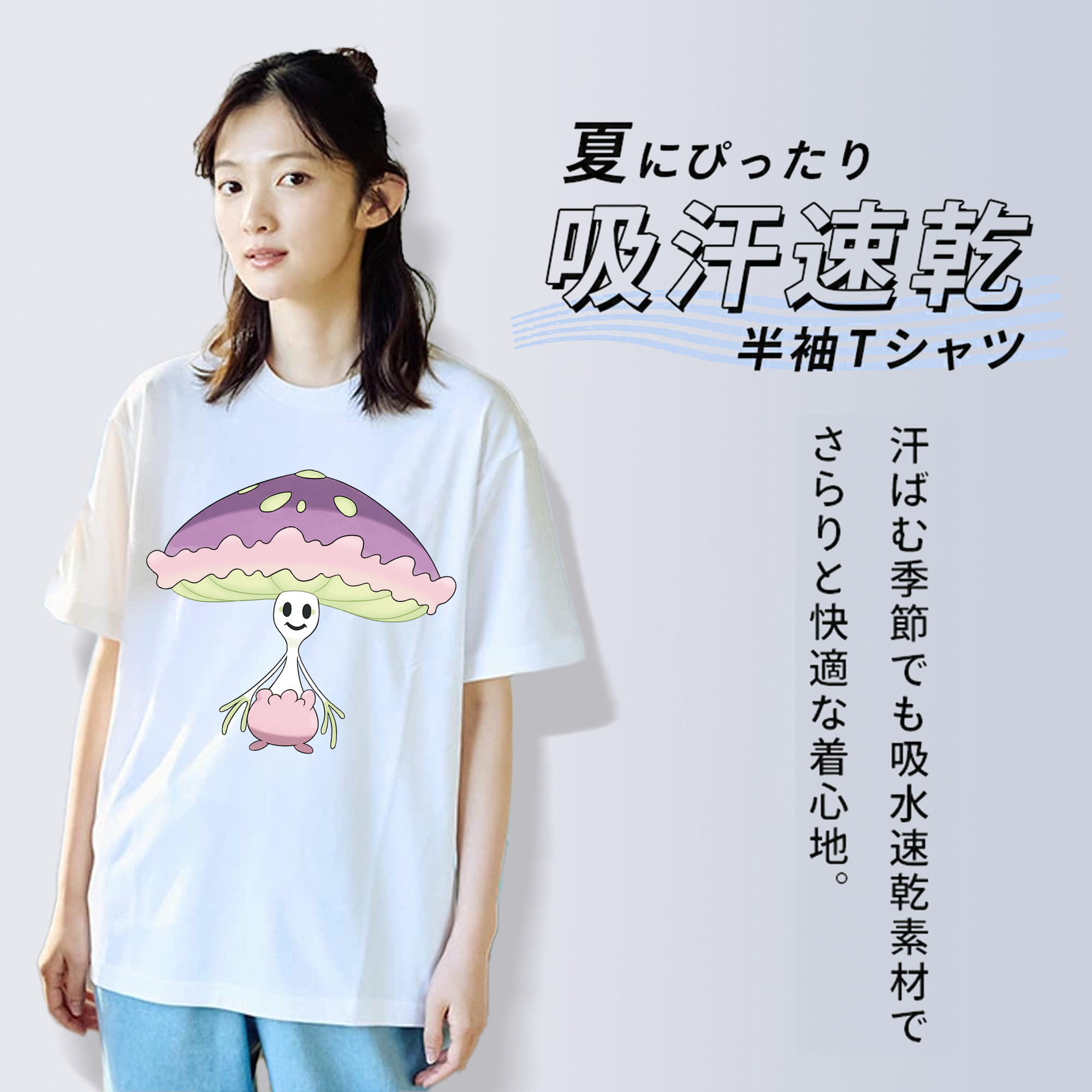 ポケットモンスター Pokémon レディースカジュアルプリントTシャツ（綿100％）