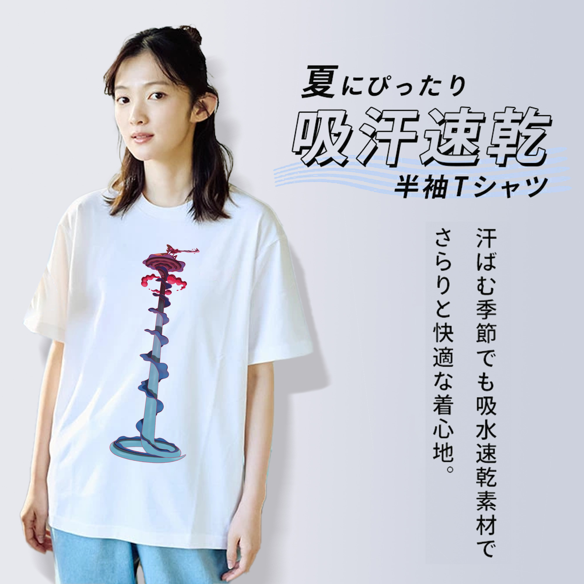 ポケットモンスター Pokémon レディースカジュアルプリントTシャツ（綿100％）