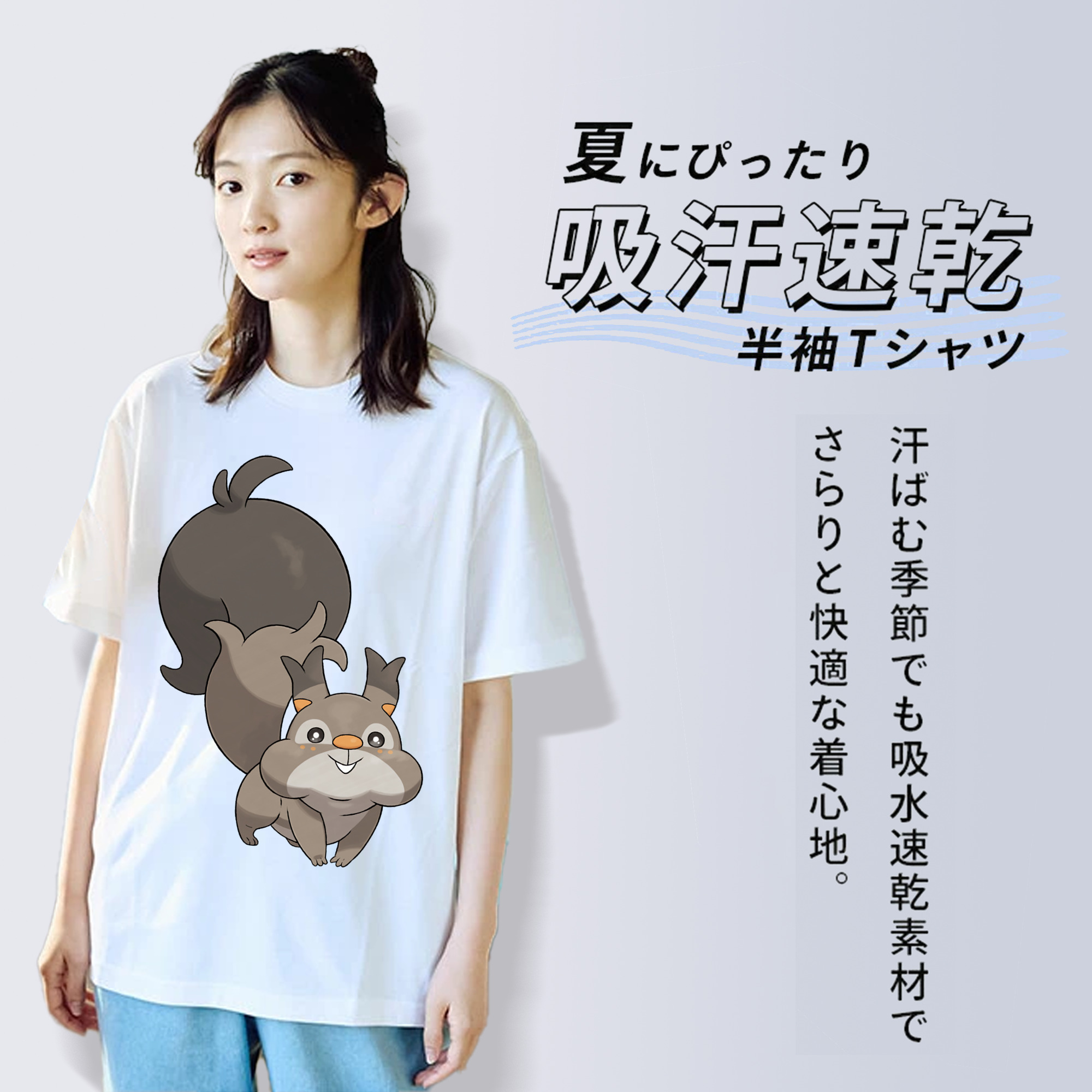 ポケットモンスター Pokémon レディースカジュアルプリントTシャツ（綿100％）